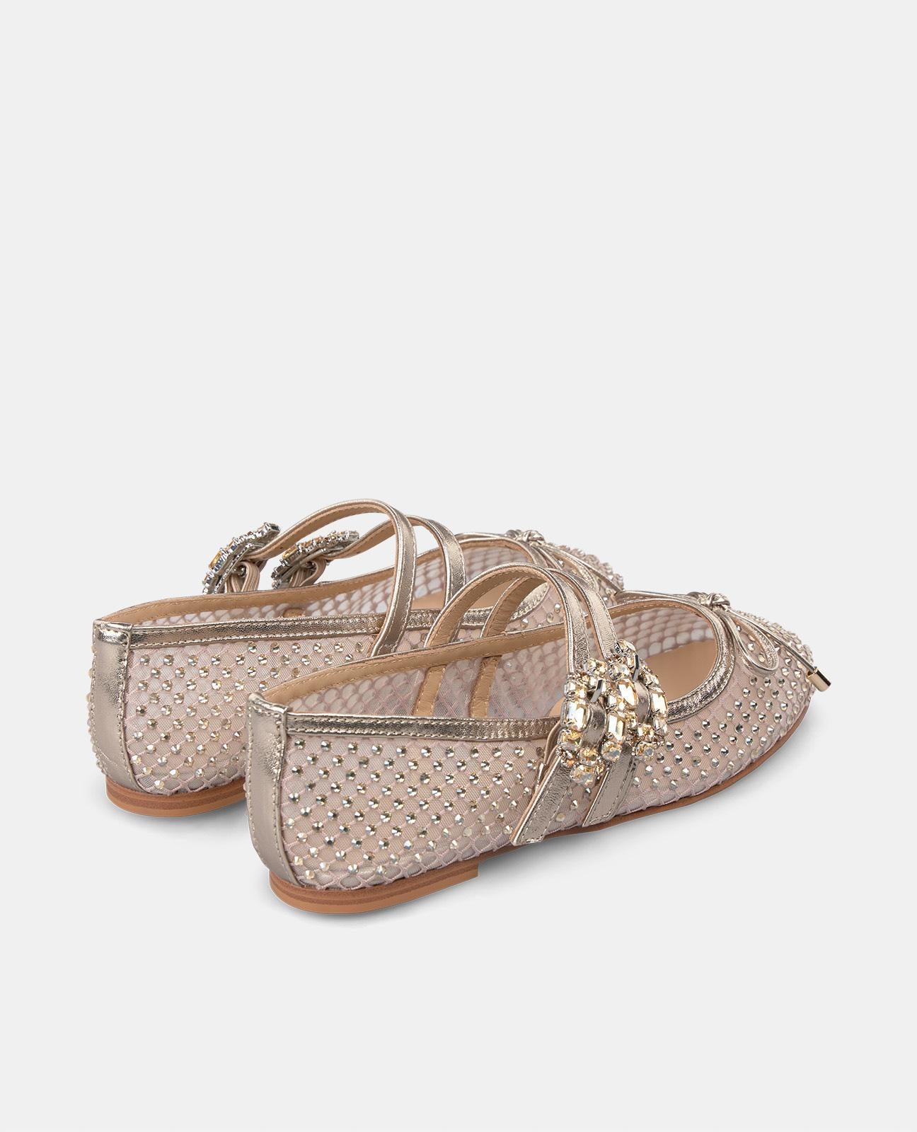 BALLERINA ROSSA FIBBIE STRASS