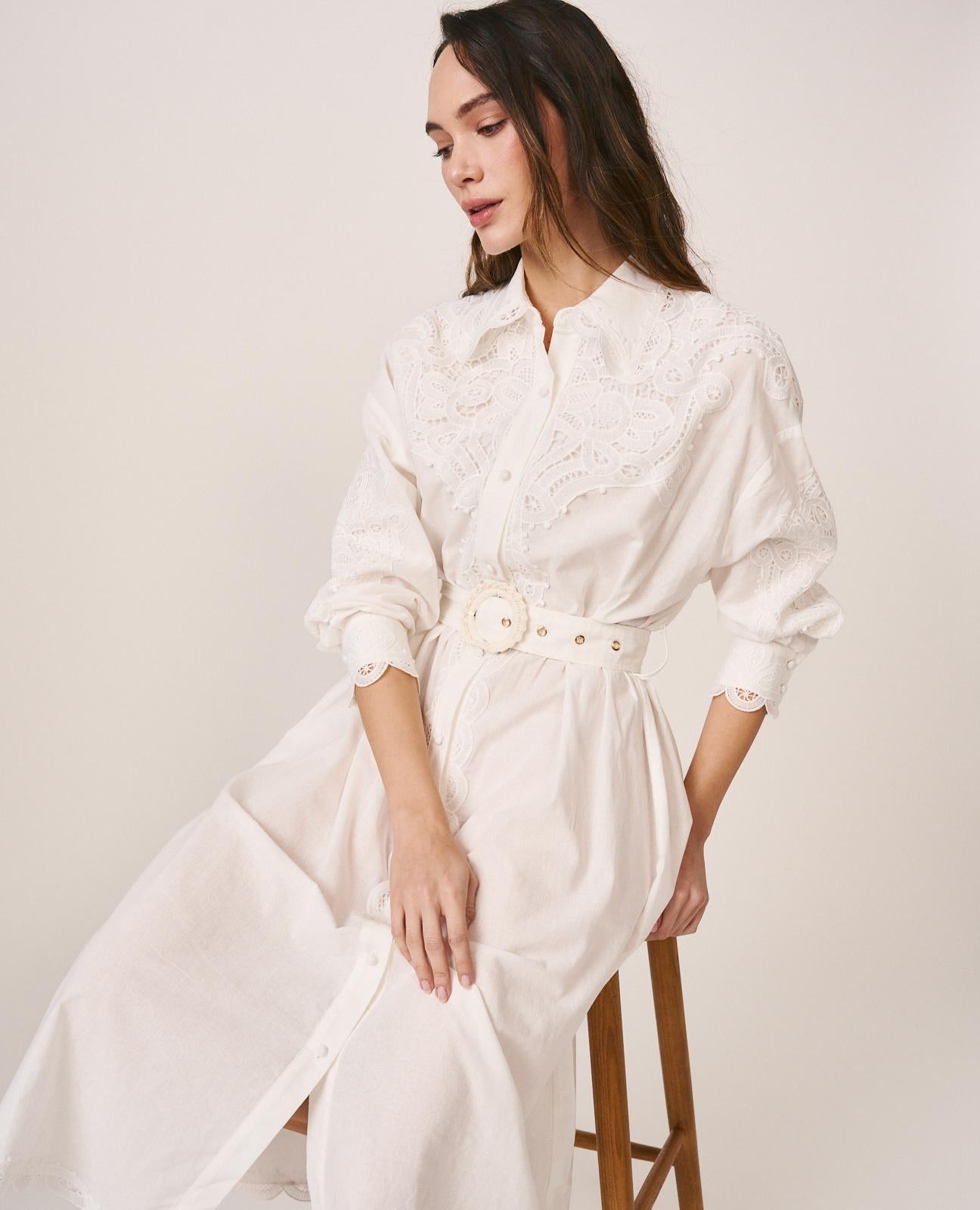 EMBROIDERED DRESS