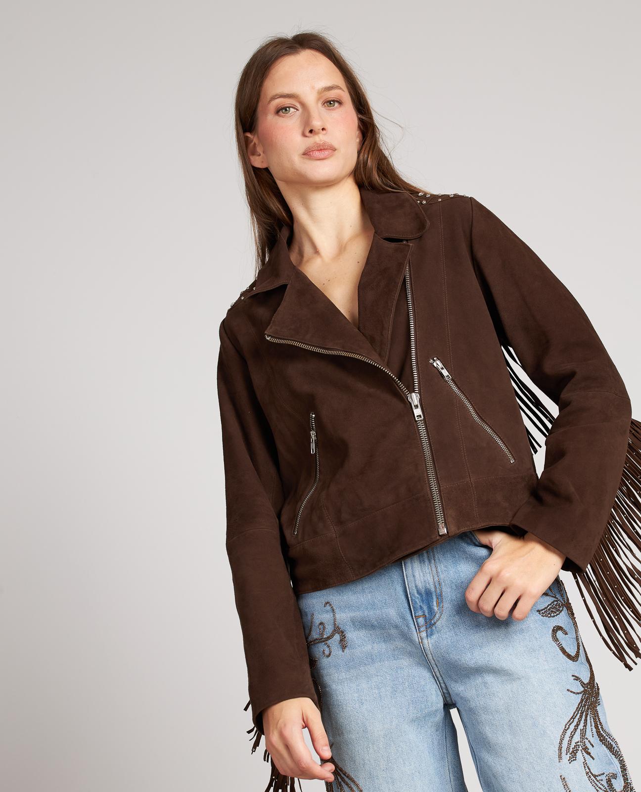 CAZADORA ANTE FLECOS