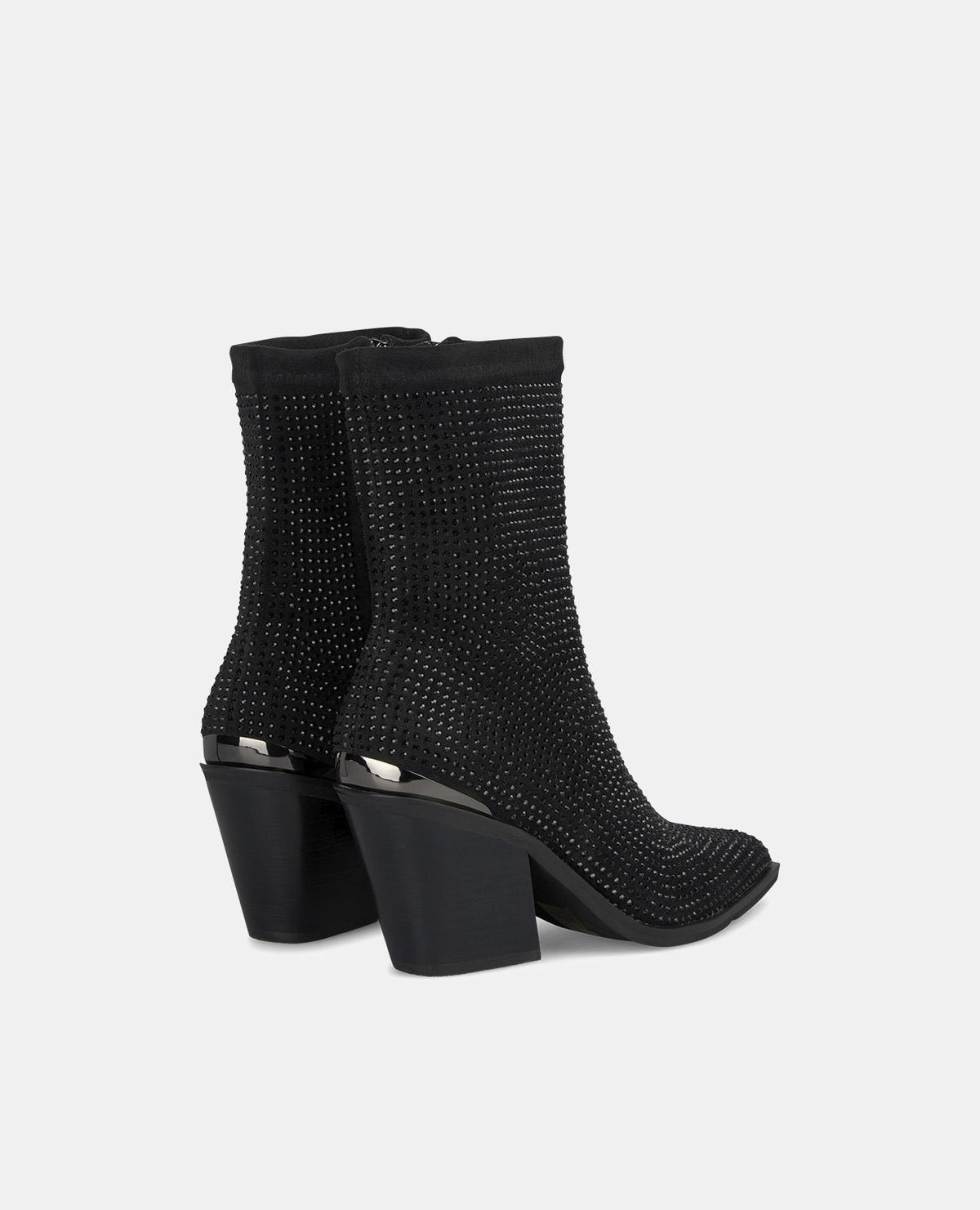 STIVALETTO CON TACCO E STRASS