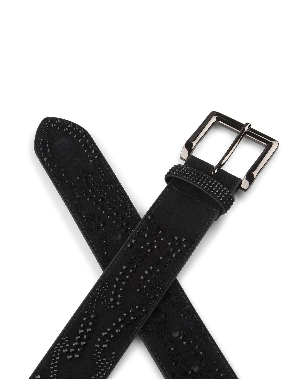 FLAMMENGÜRTEL MIT STRASSSTEINEN