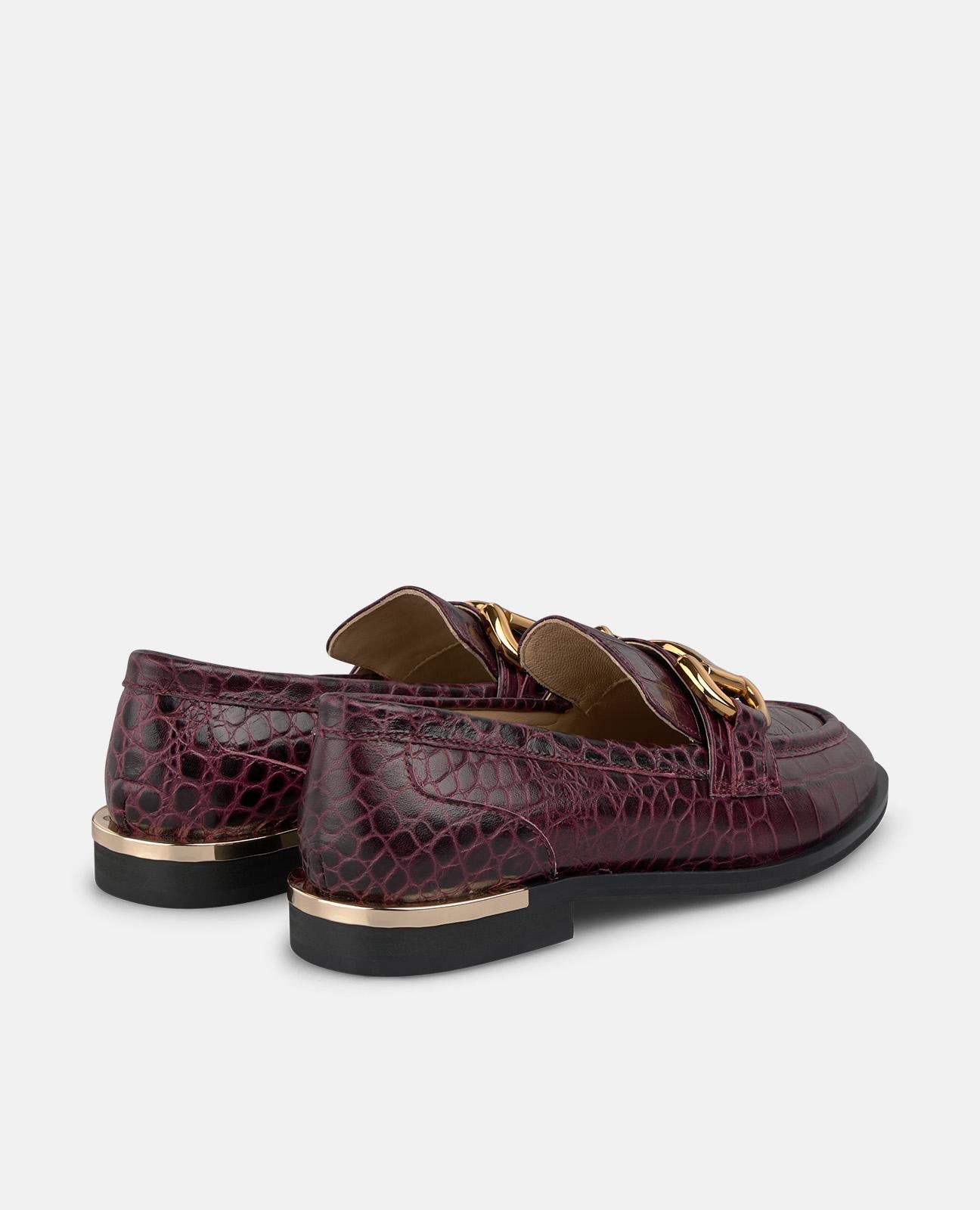 MOCASÍN ESTRIBO METALIZADO