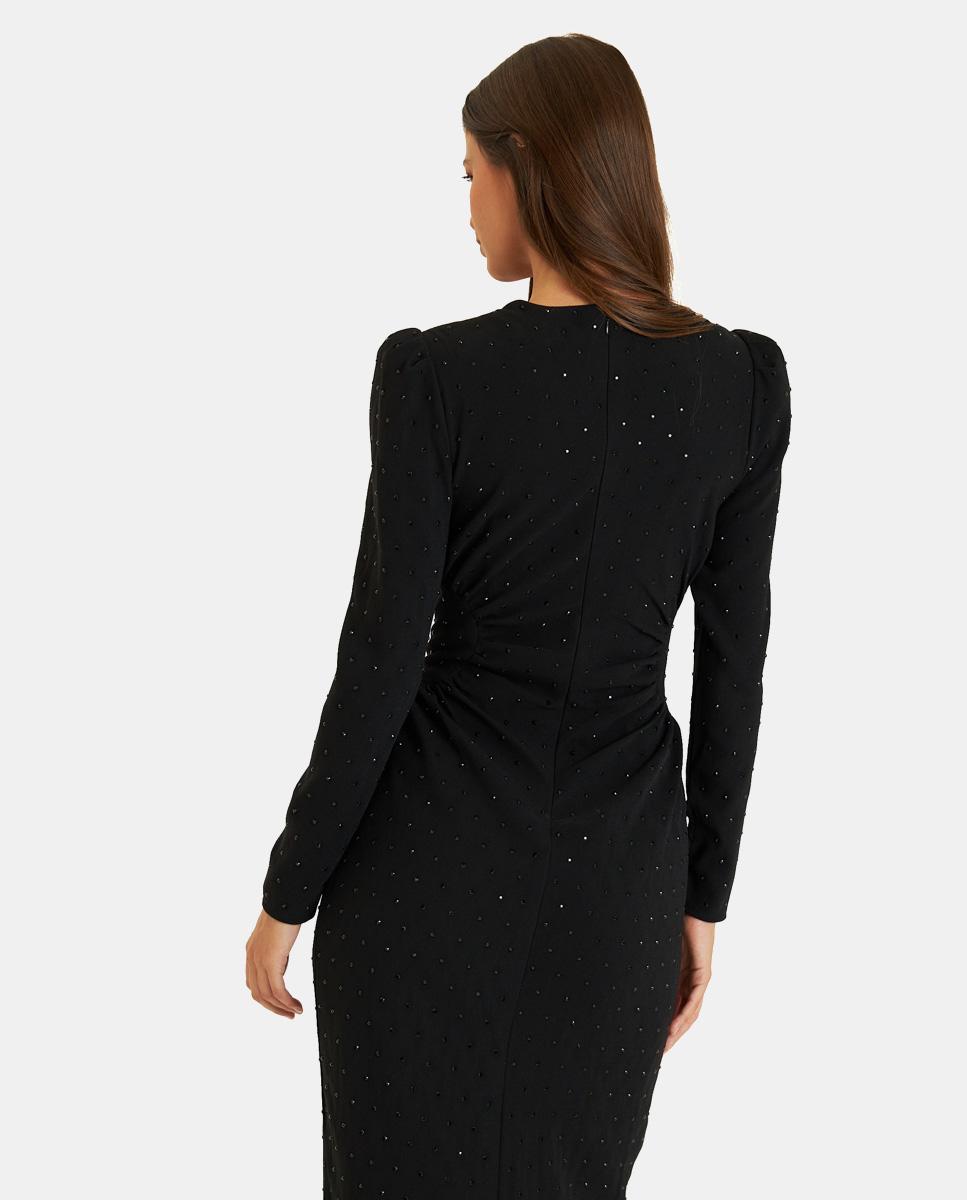 ROBE DRAPÉE SUR LE CÔTÉ