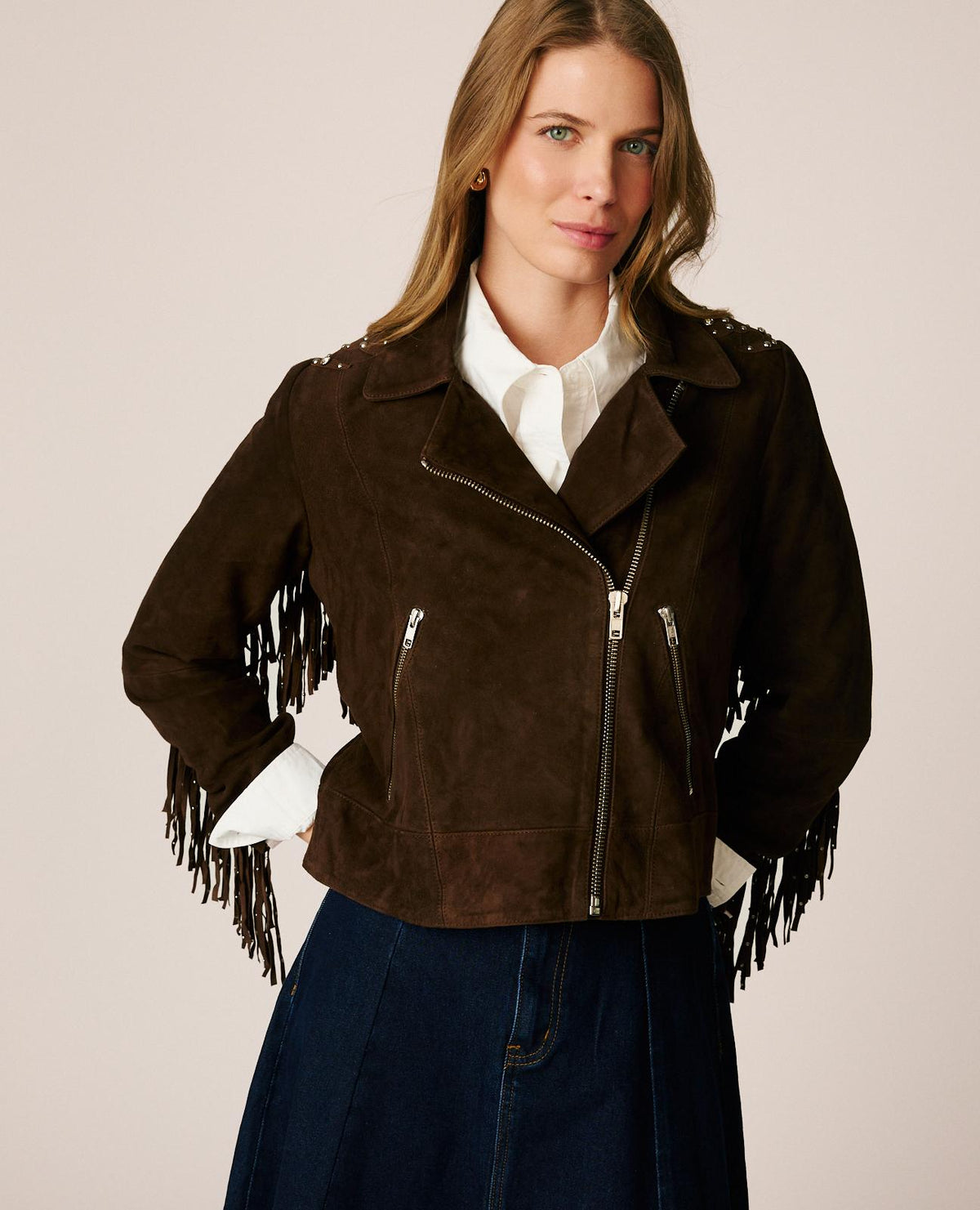 CAZADORA ANTE FLECOS