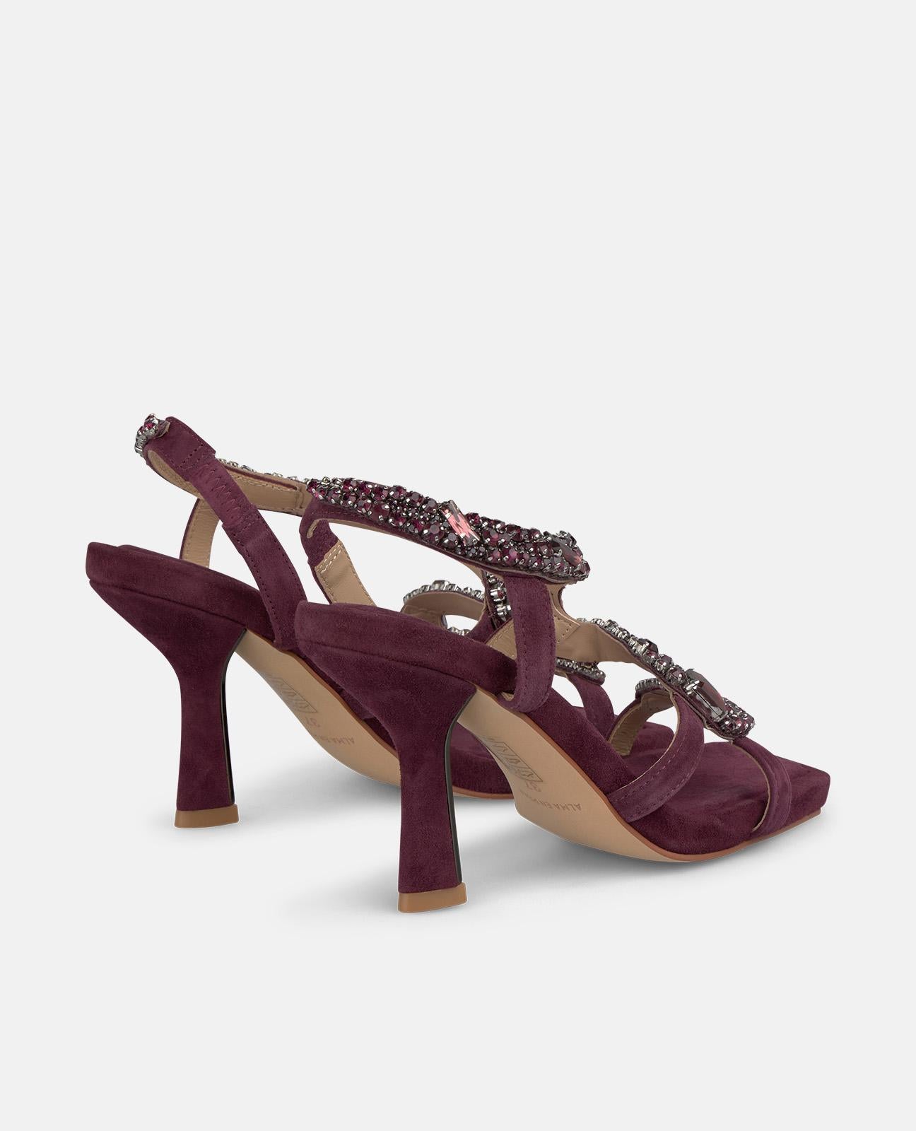 SNAKE RHINESTONE SANDAL