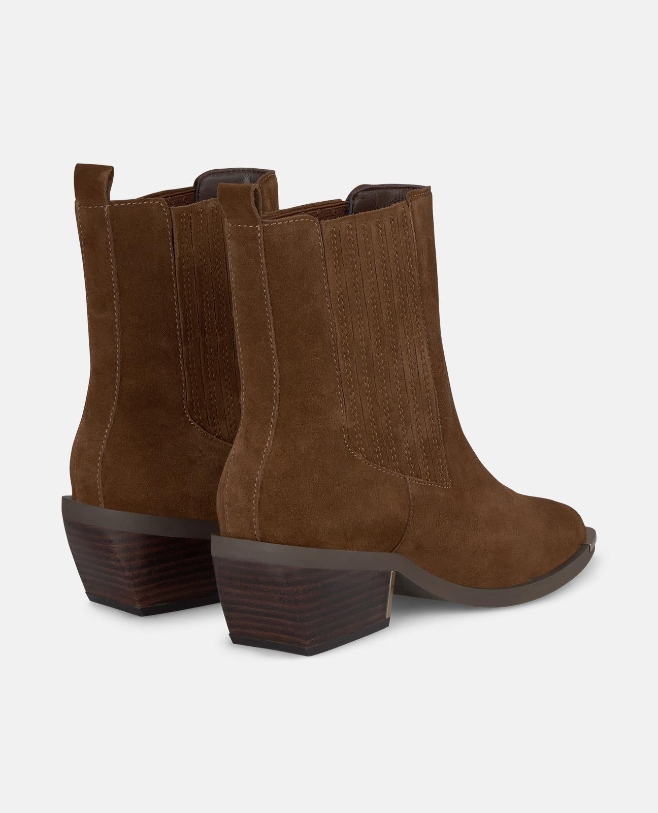 BOTTINES PLATES AVEC ÉLASTIQUE