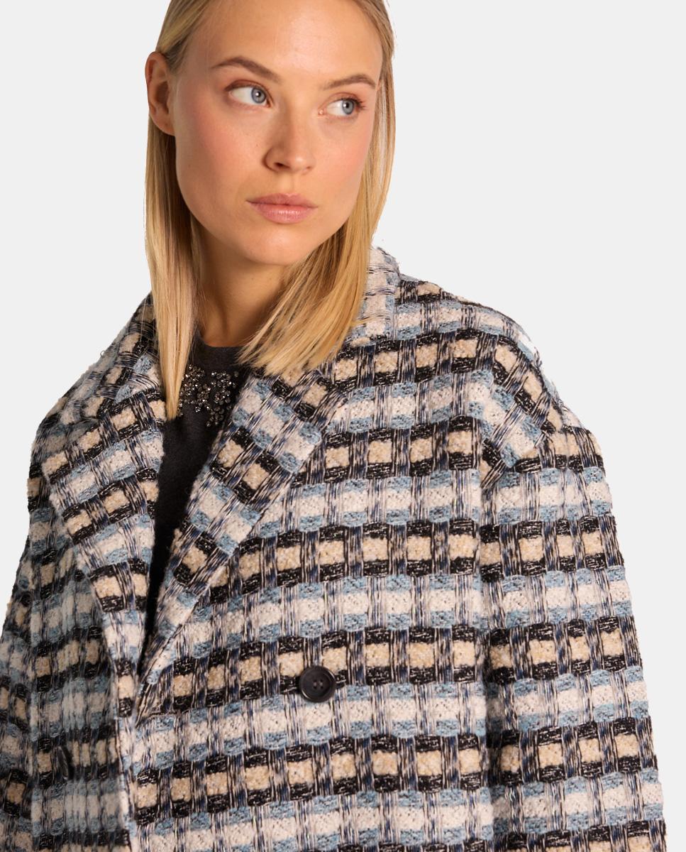 LONG DOUBLE-BREASTED COAT