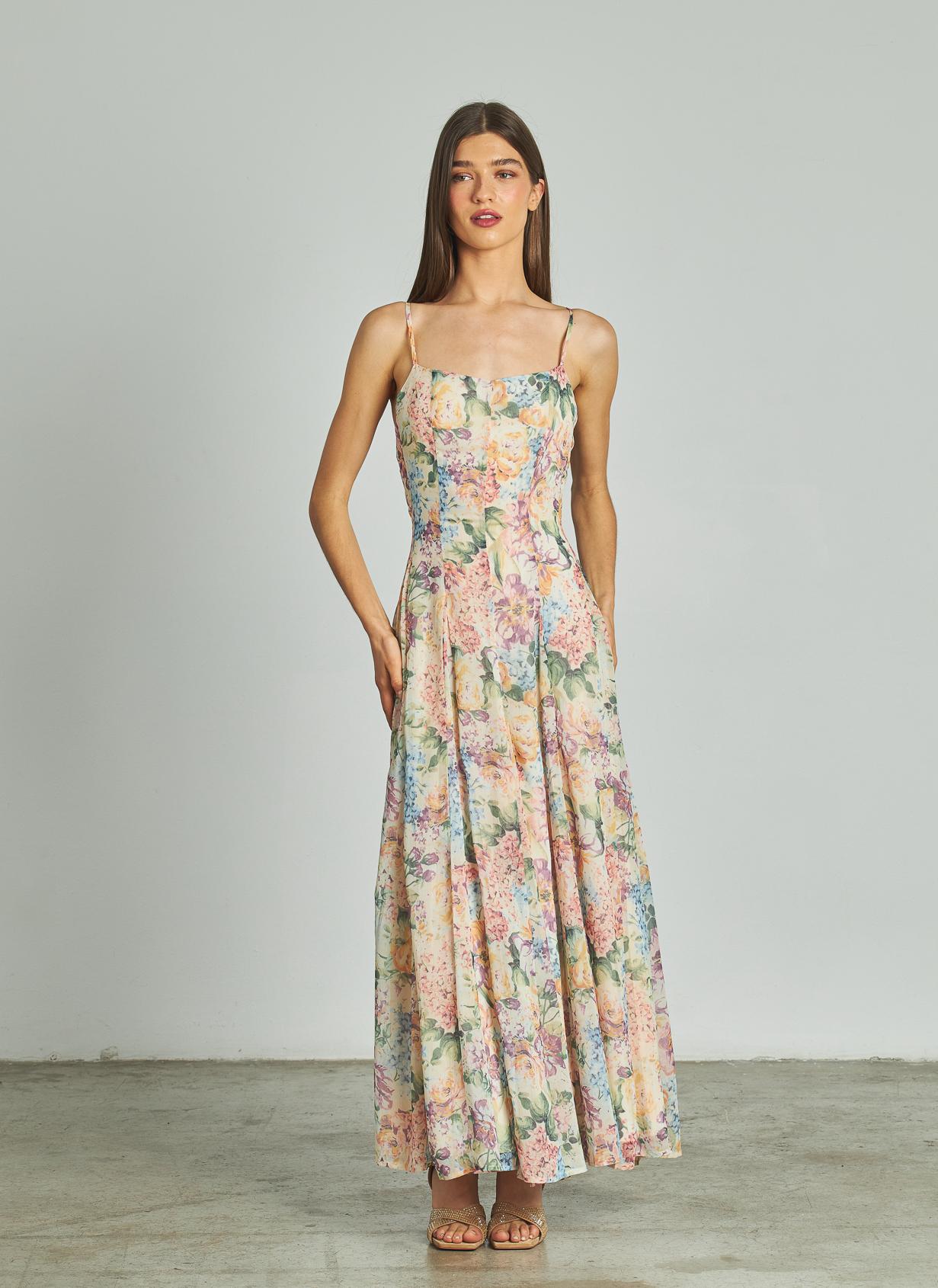 MIDI STRAPS DRESS
