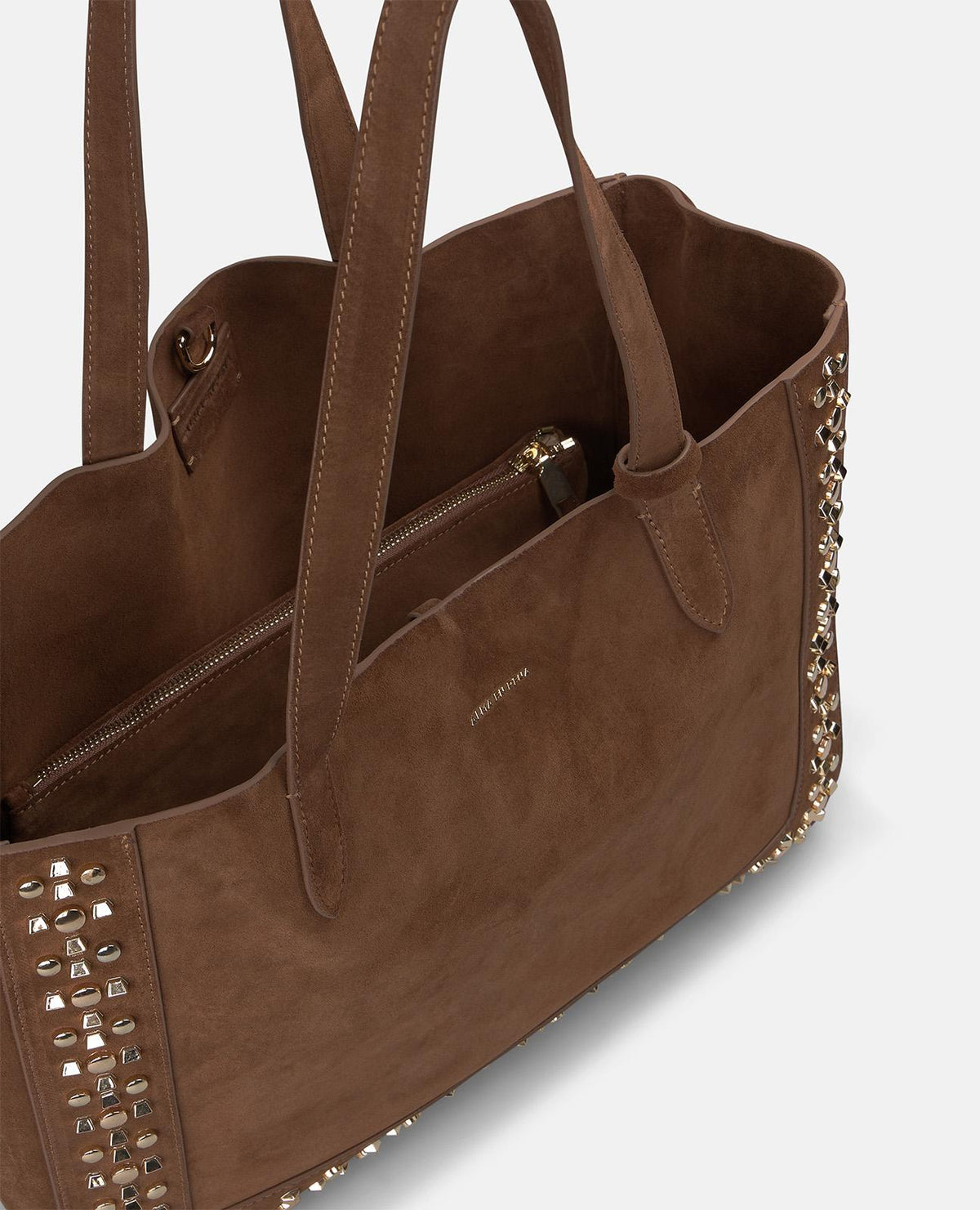 BOLSO SHOPPER PIEL CON TACHAS