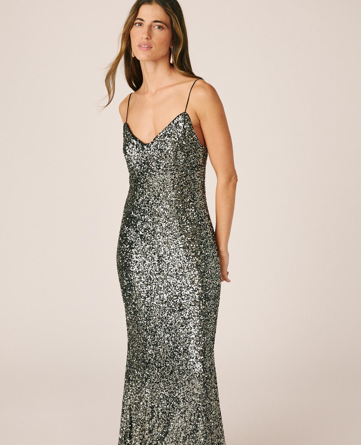 VESTIDO LENTEJUELAS MIDI