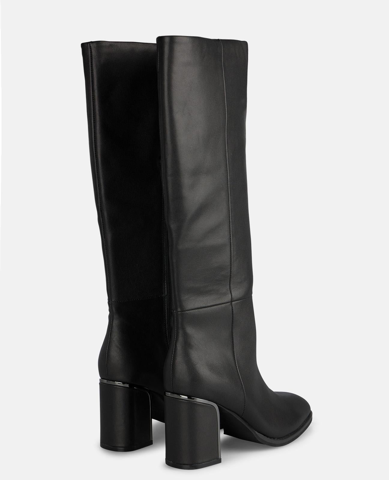 BOTTE À TALON LARGE