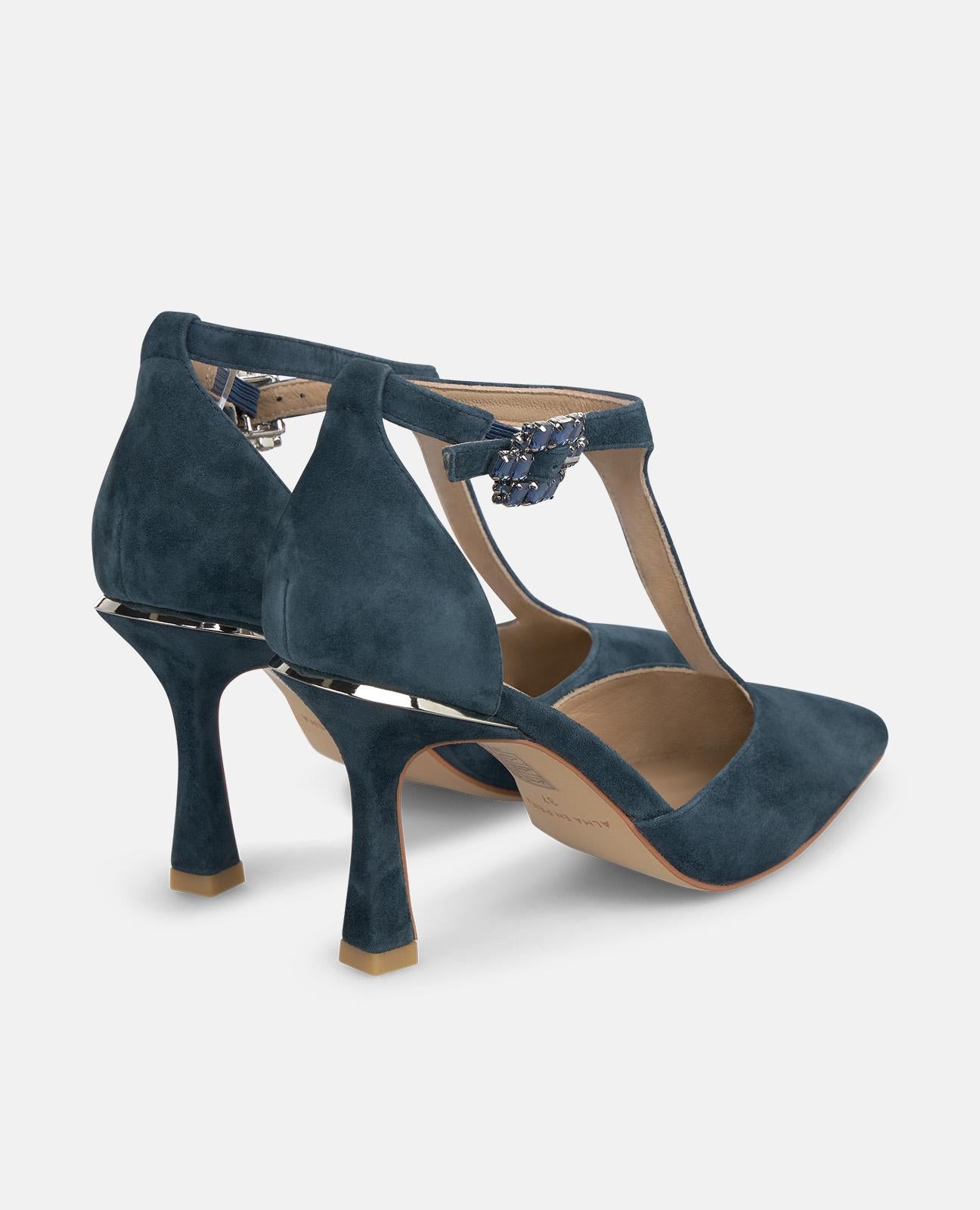 SALON CON HEBILLA DE PEDRERIA