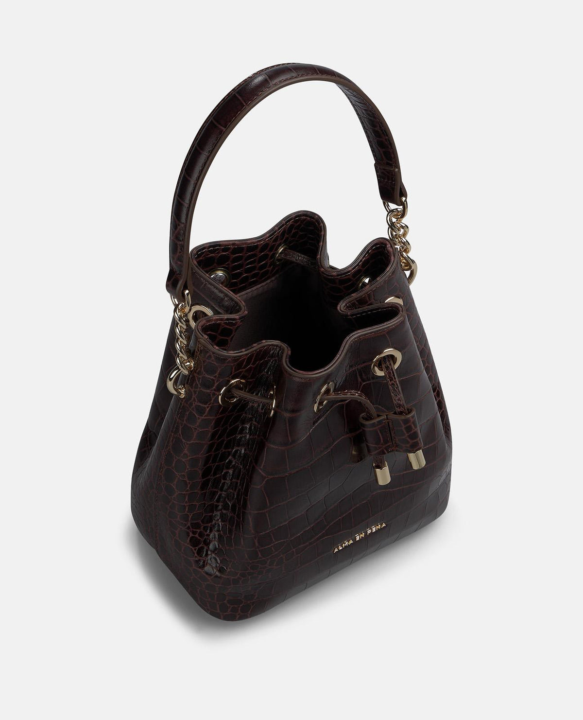 LEATHER BAG BOMBONERA