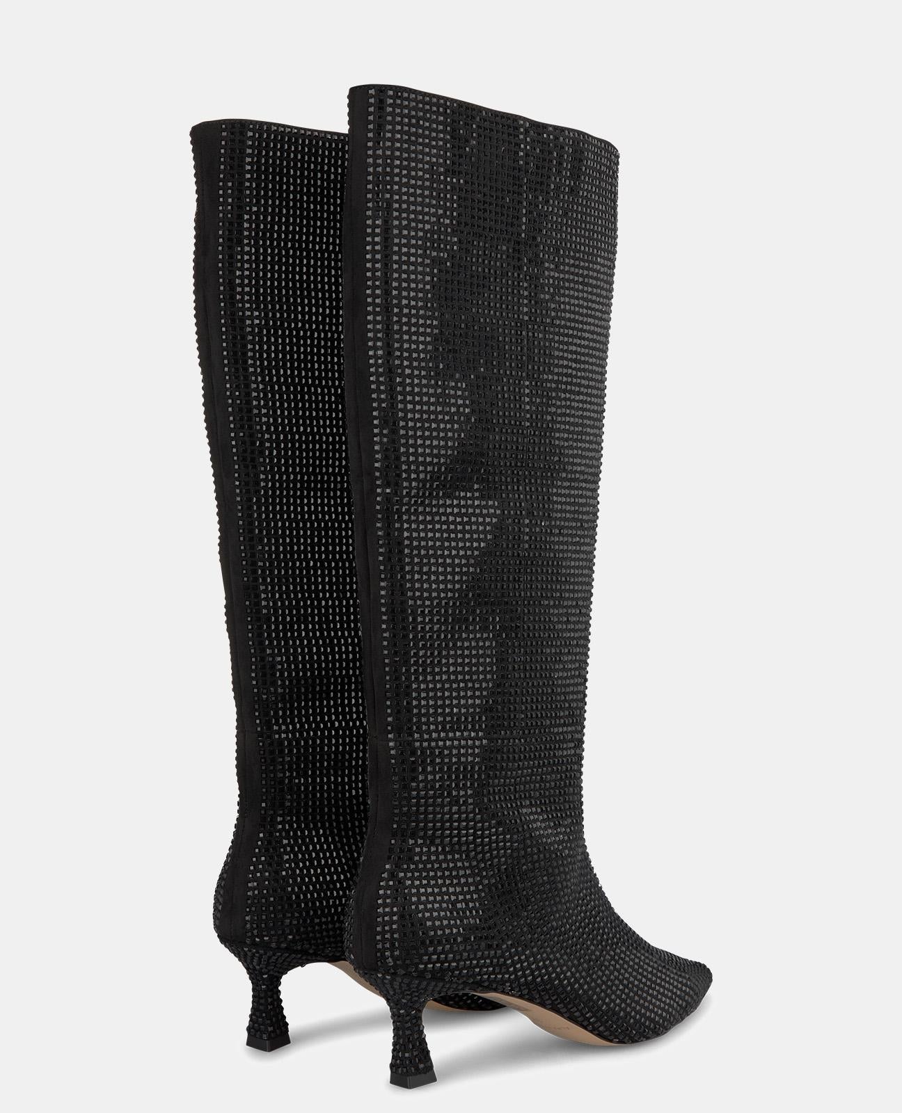 BOTA DE SALTO ALTO MINI GLITTER