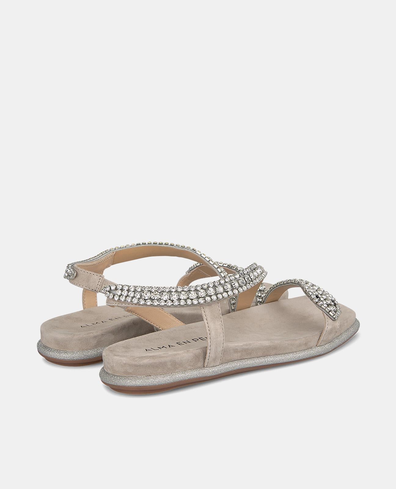 SANDALIA PLANA SUELA PURPURINA