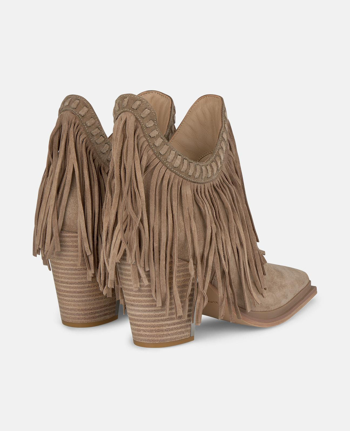 BOTINS COMPRIDOS COM FRANJAS