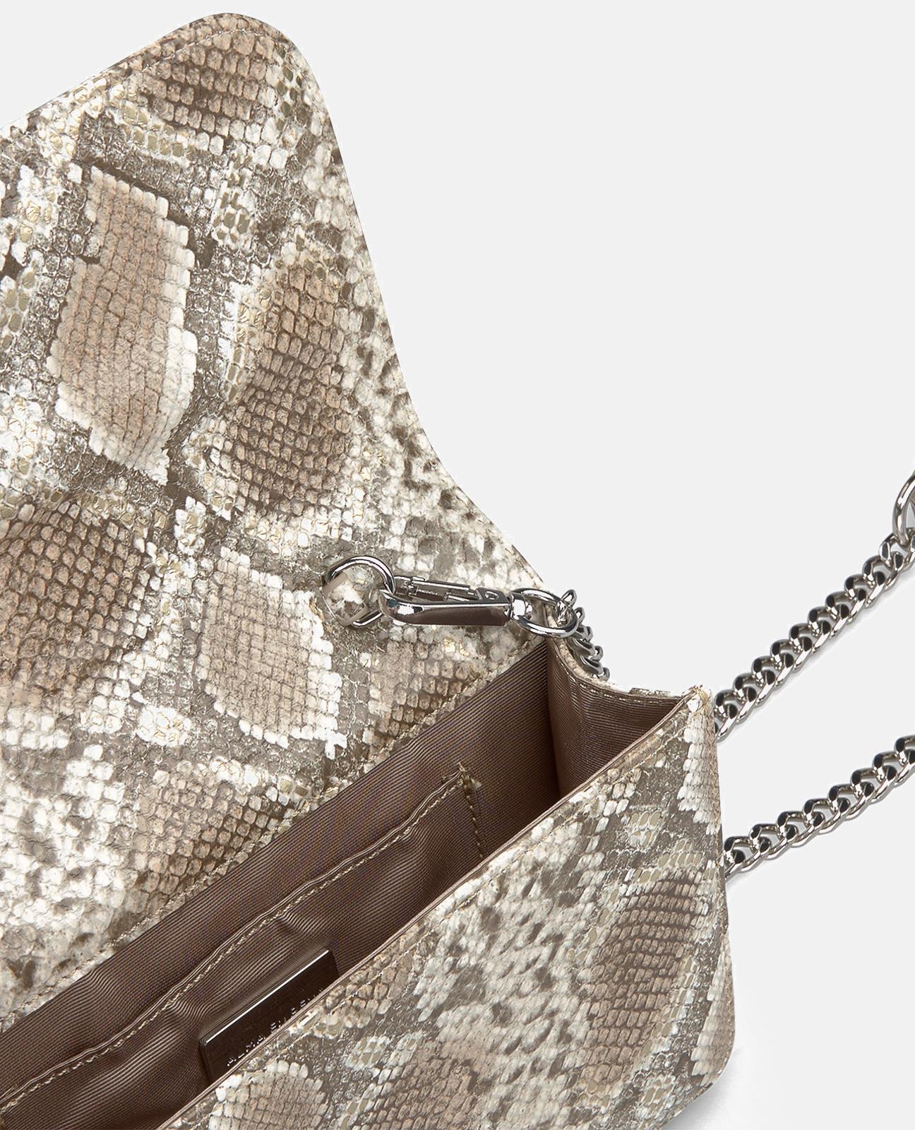 BOLSO BANDOLERA SOLAPA SERPIENTE