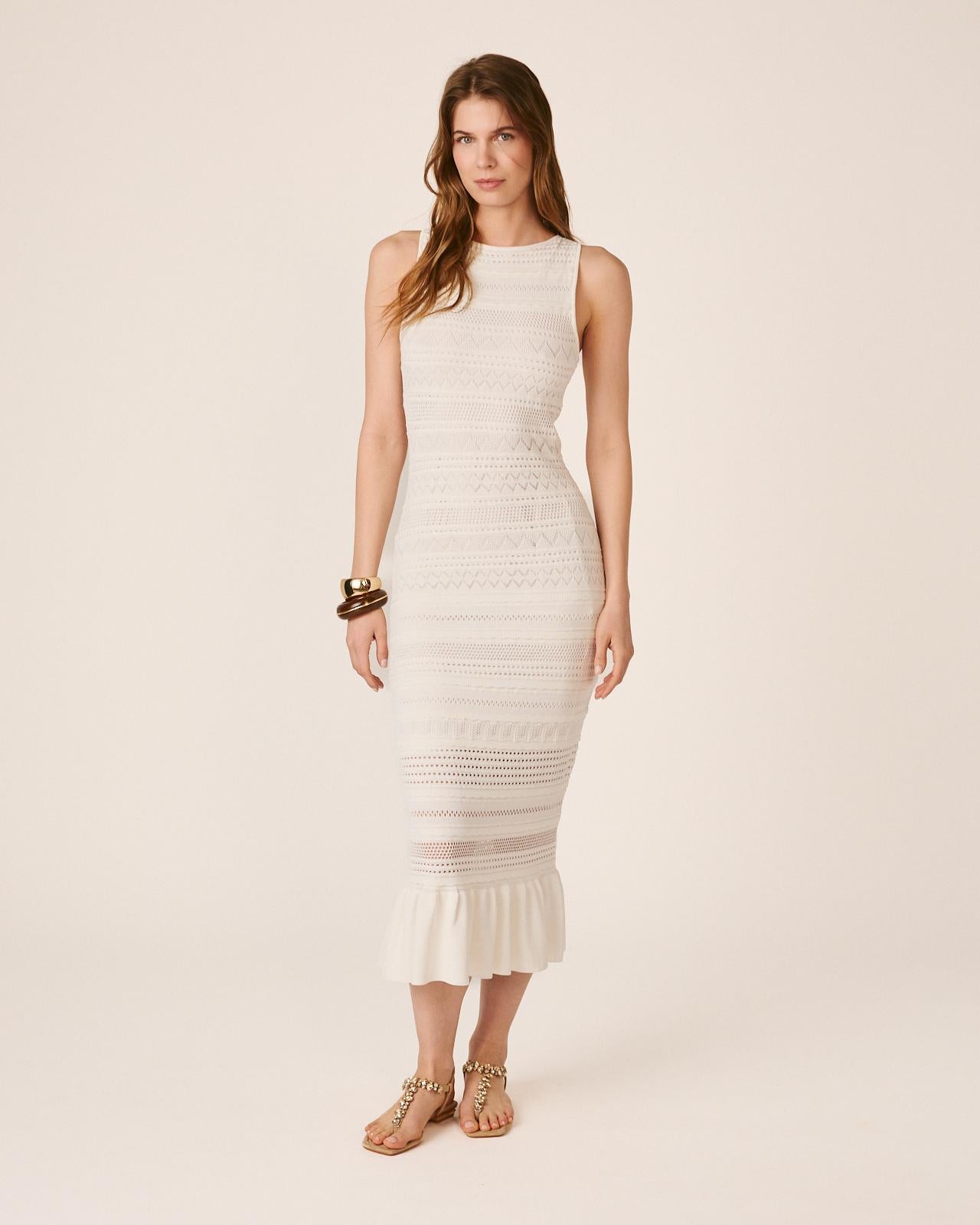 VESTIDO LONGO DE MALHA