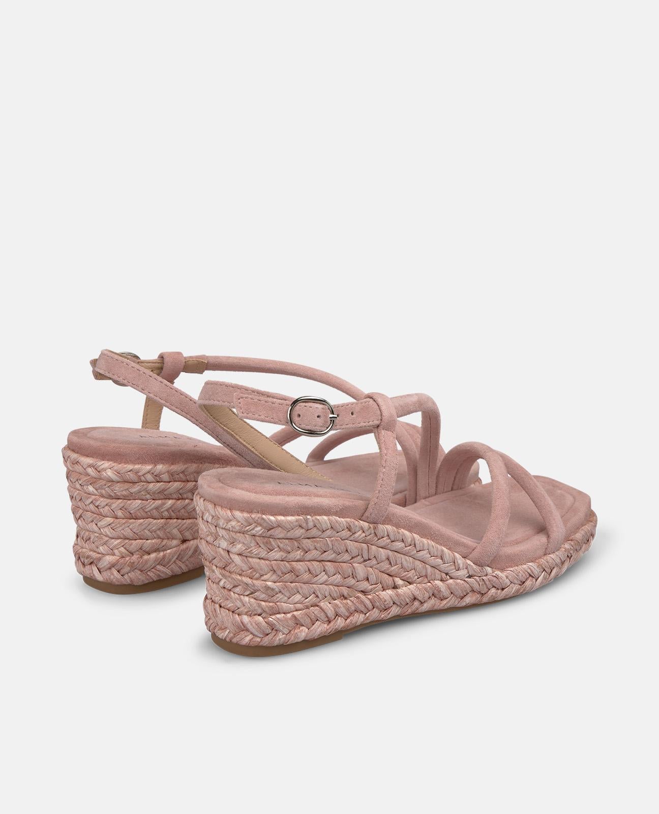 SANDALIA CUÑA TUBULAR