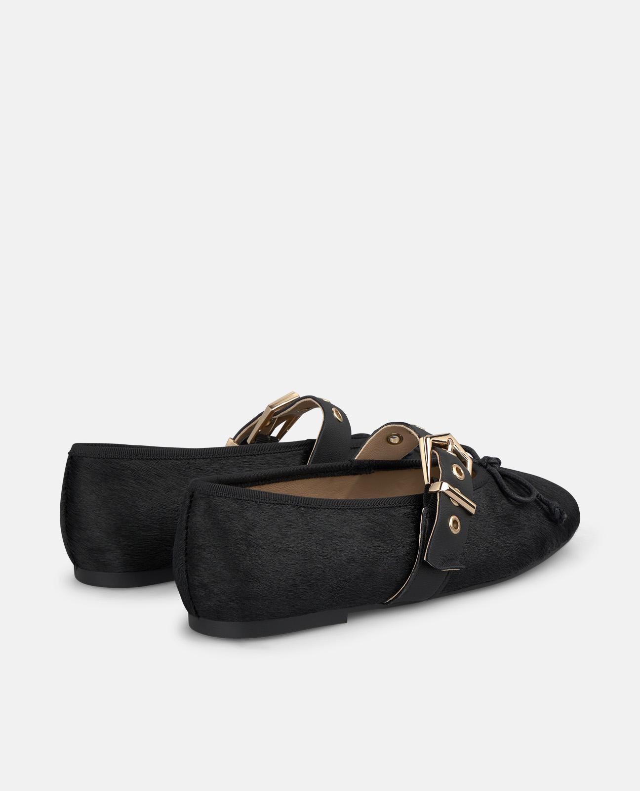 WIDE BUCKLE BALLERINA
