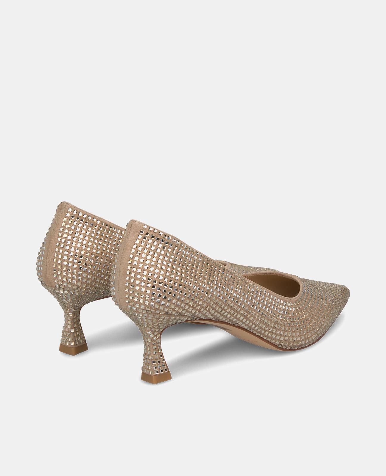 CHAUSSURES À TALONS EN STRASS