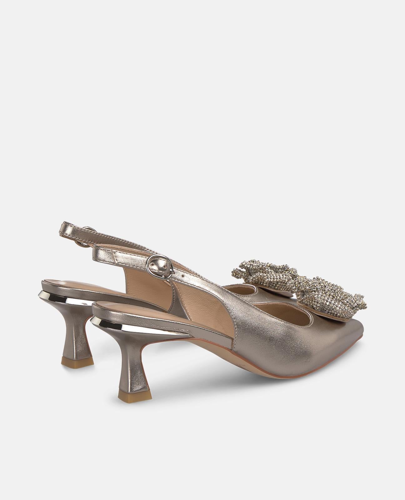 ZAPATO MINI DESTALONADO FLOR