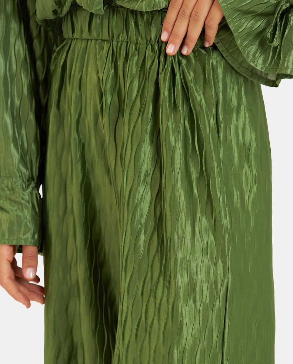 PANTALON FLUIDE TEXTURÉ