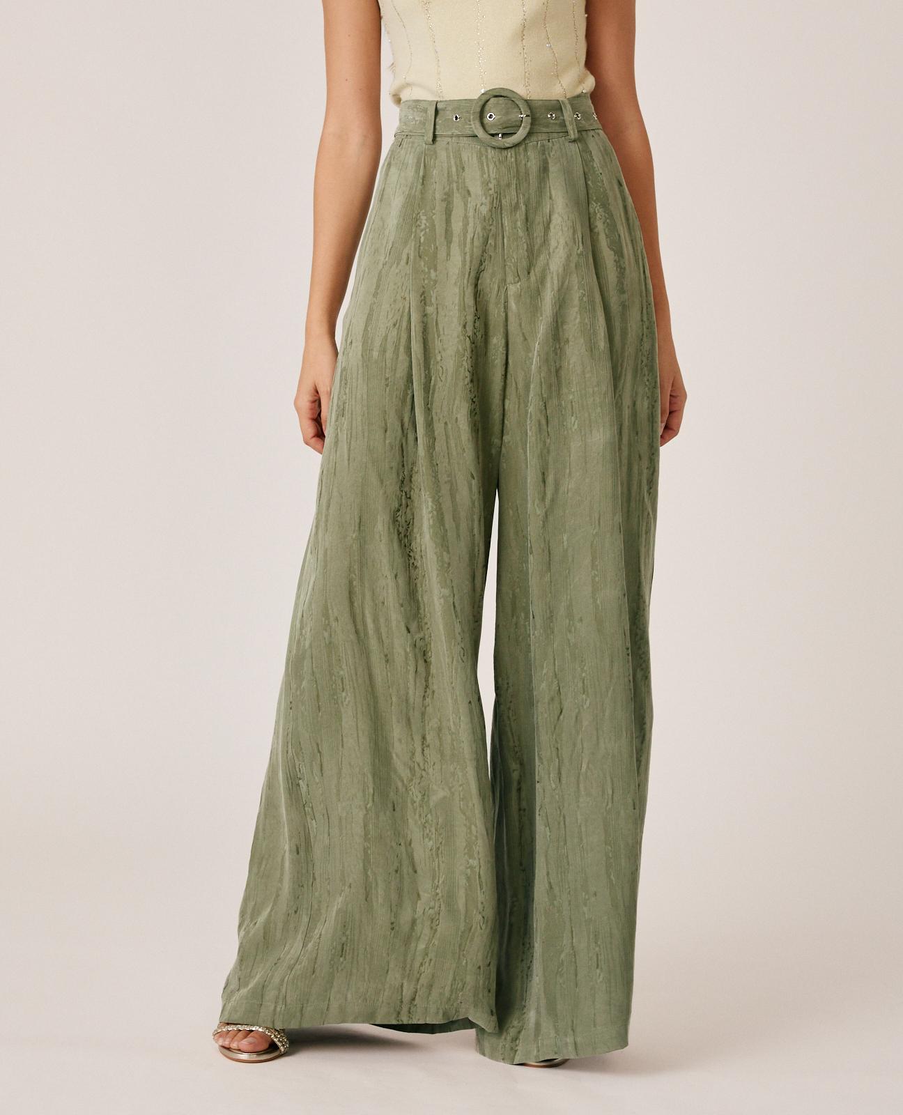 PANTALÓN FLUIDO JACQUARD