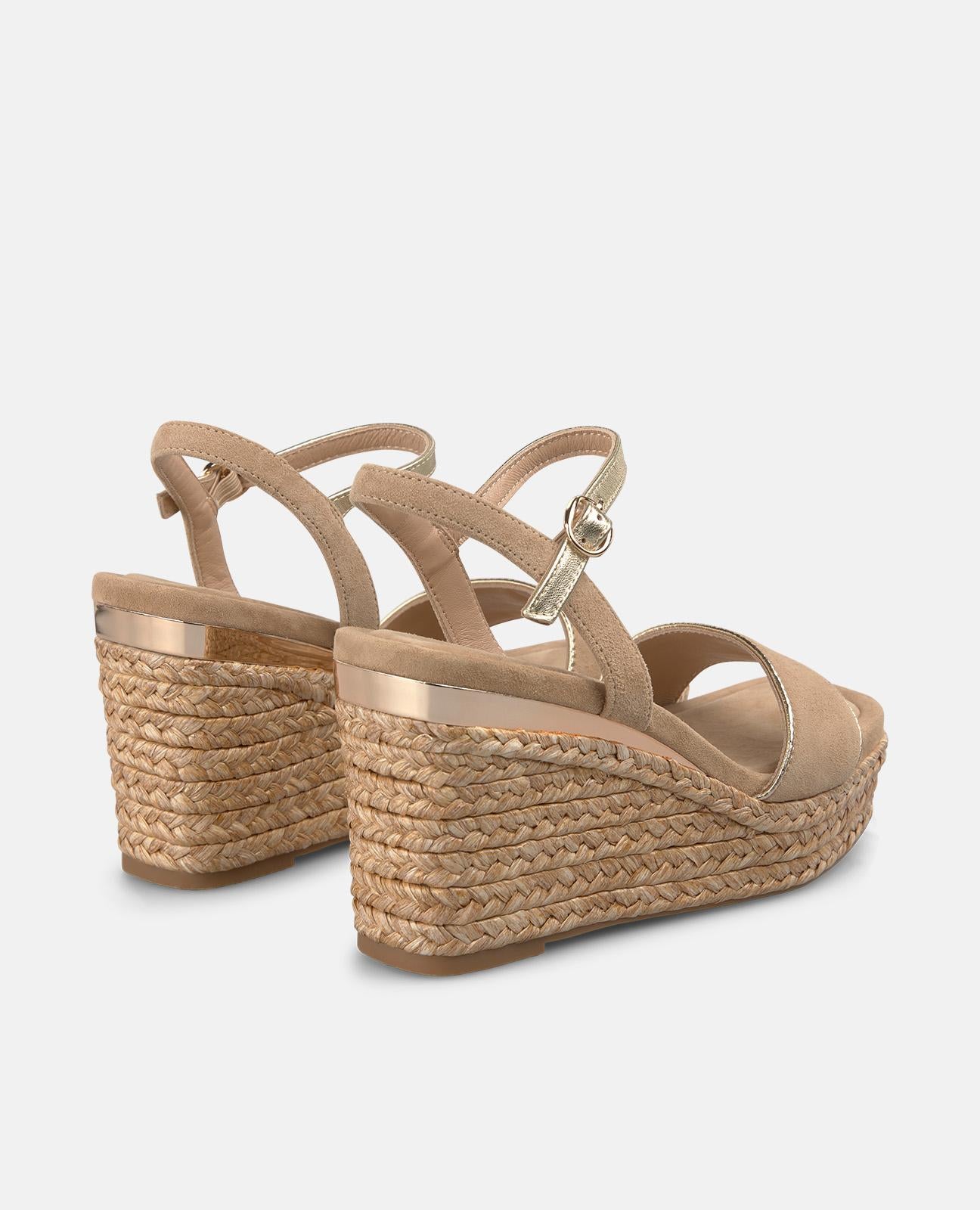 SANDALIA CUÑA ESPARTO TIRA SENCILLA