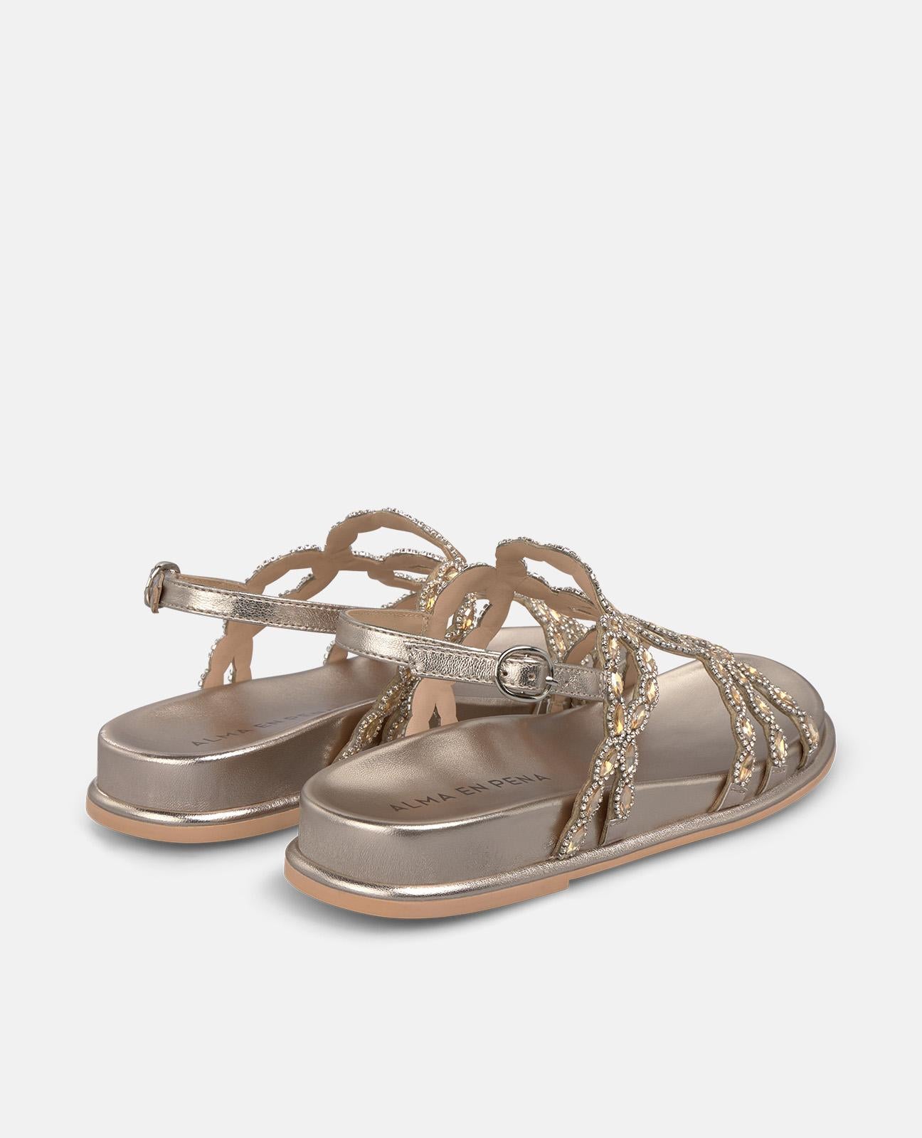 SANDALIA PLANA TRANSFER