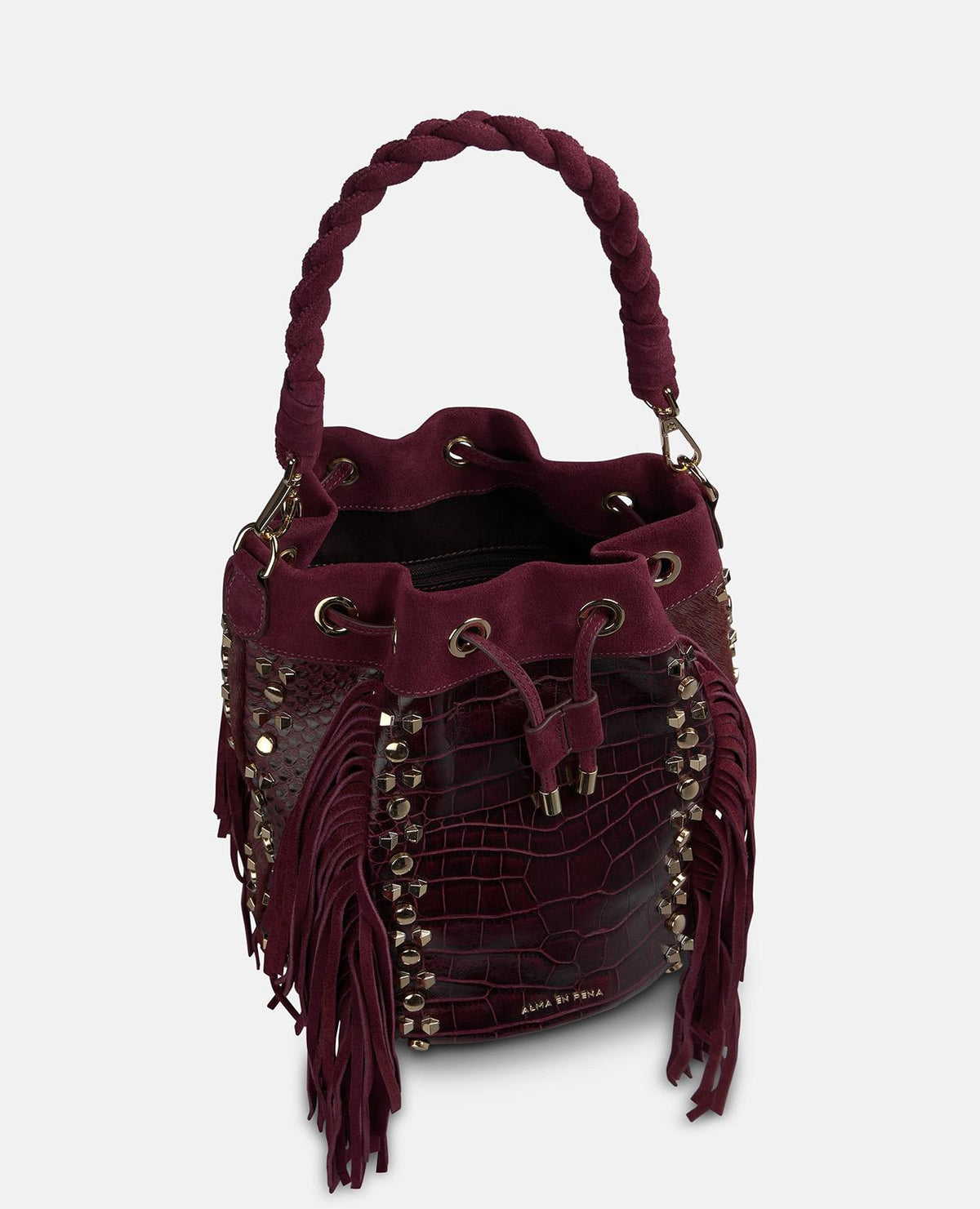 BOLSO BOMBONERA PIEL EFECTO SERPIENTE