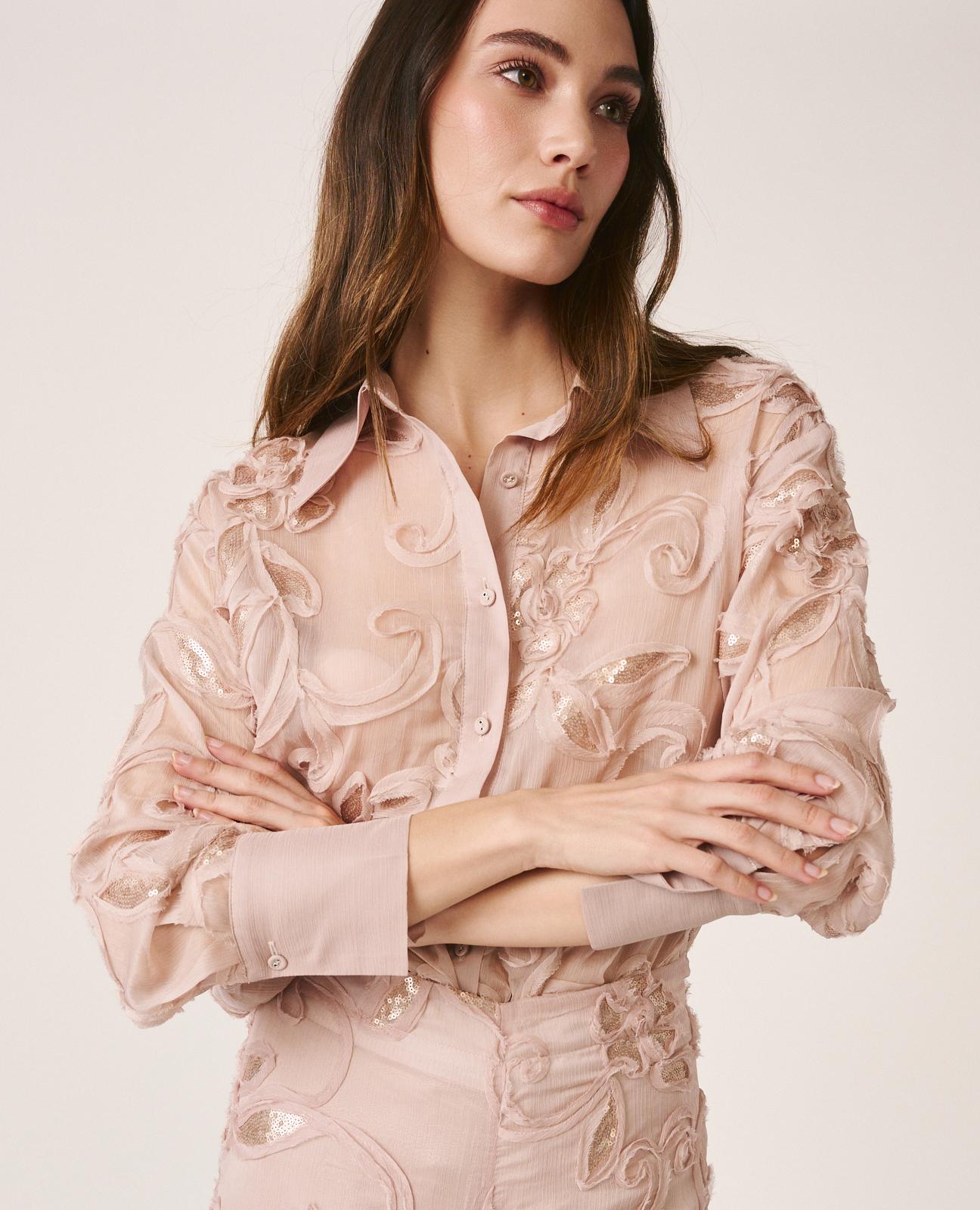 CAMISA LARGA BORDADA