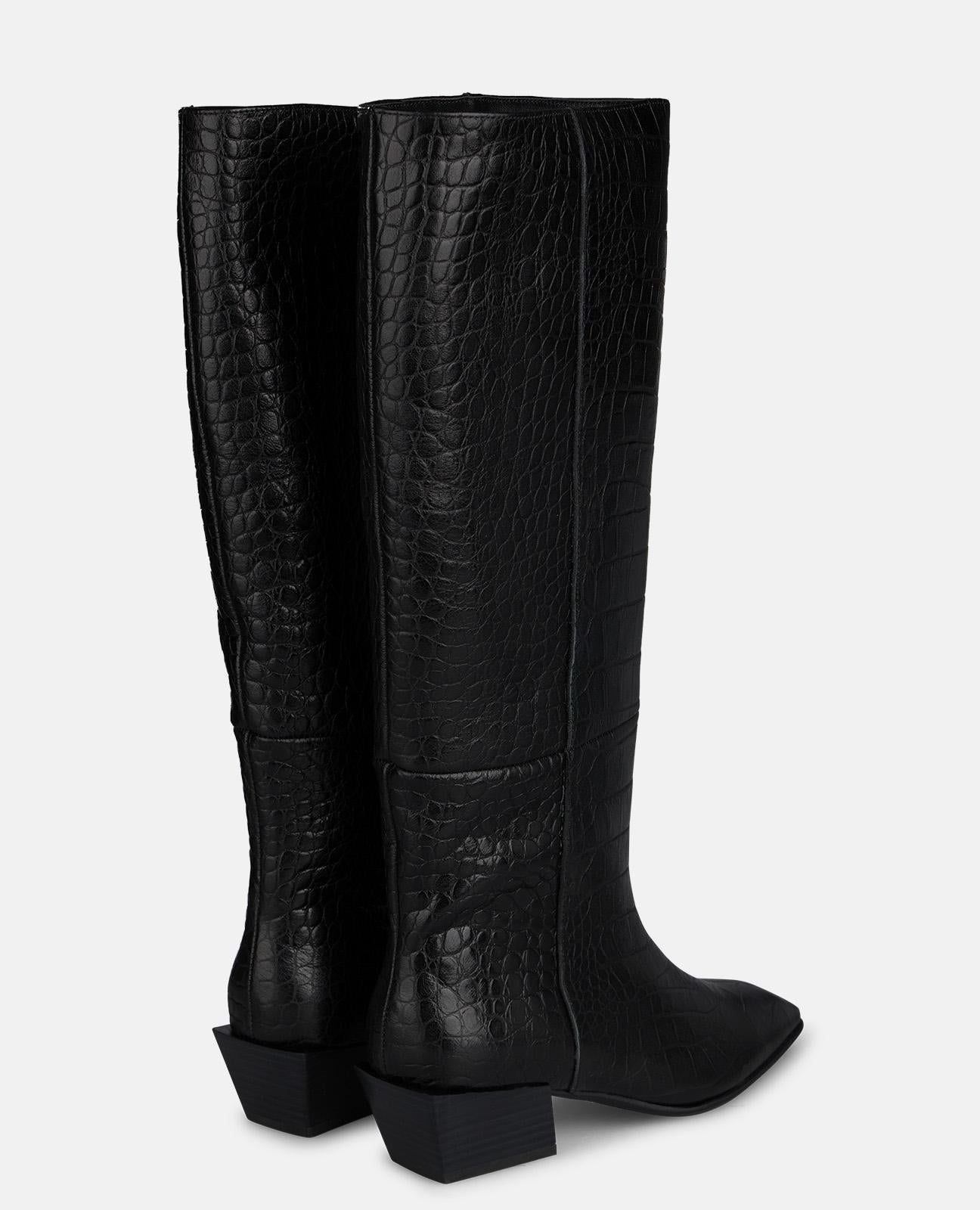 BOTA DE PIEL ANIMAL PRINT