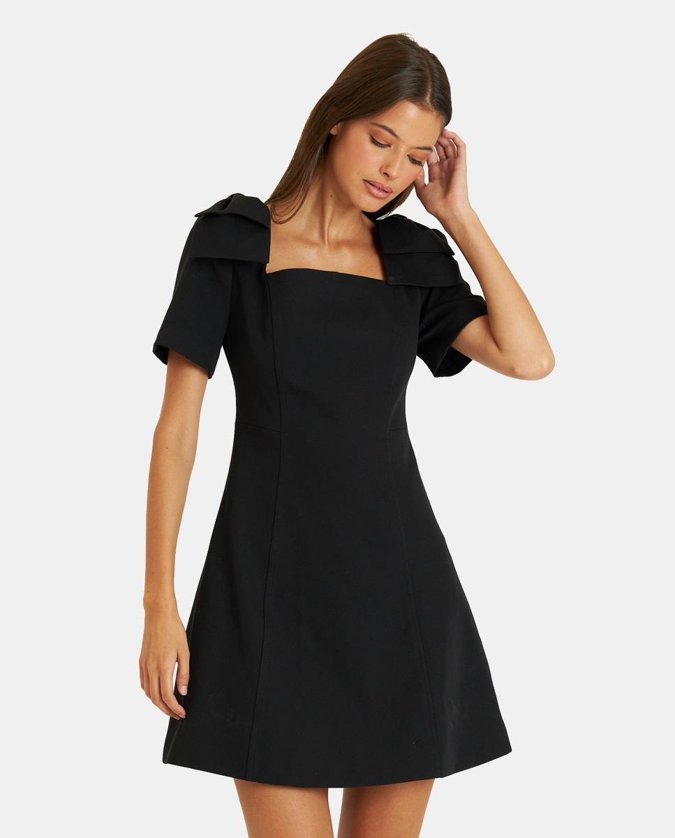 SHORT DRESS WITH BOWS