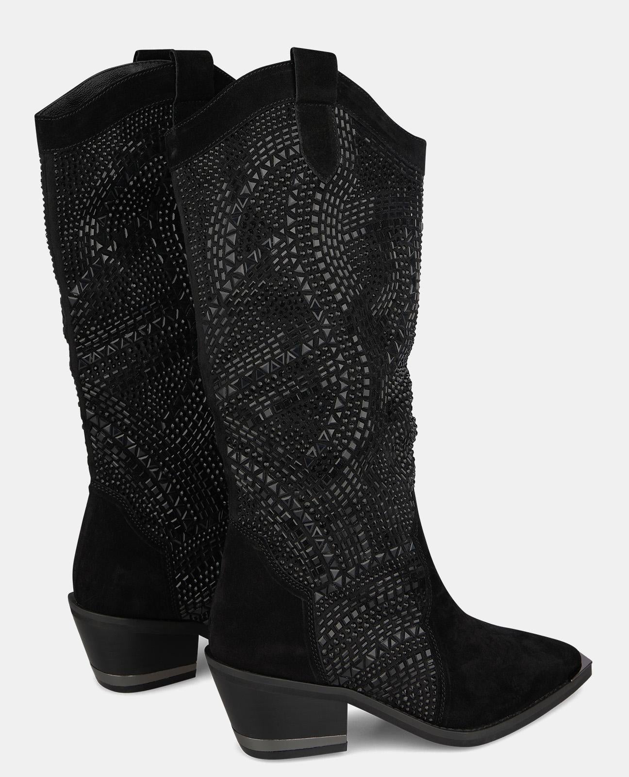 COWBOY BOOT WITH RHINESTONES