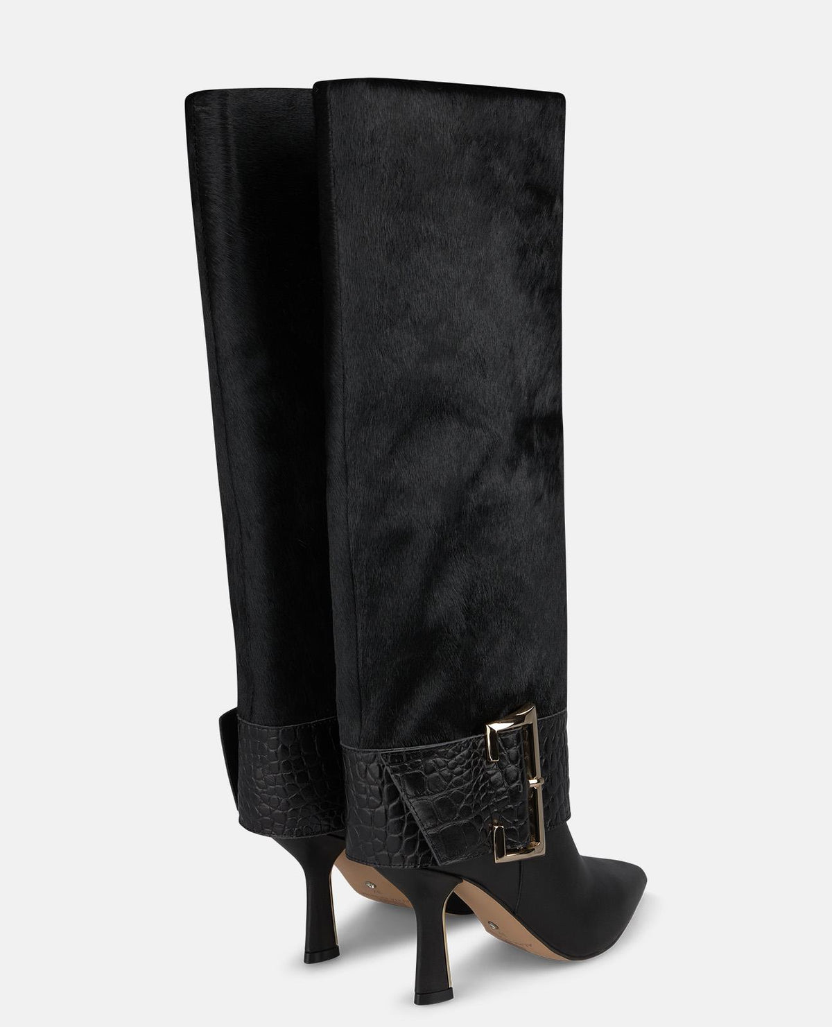 LEATHER BOOTS WITH HEELS