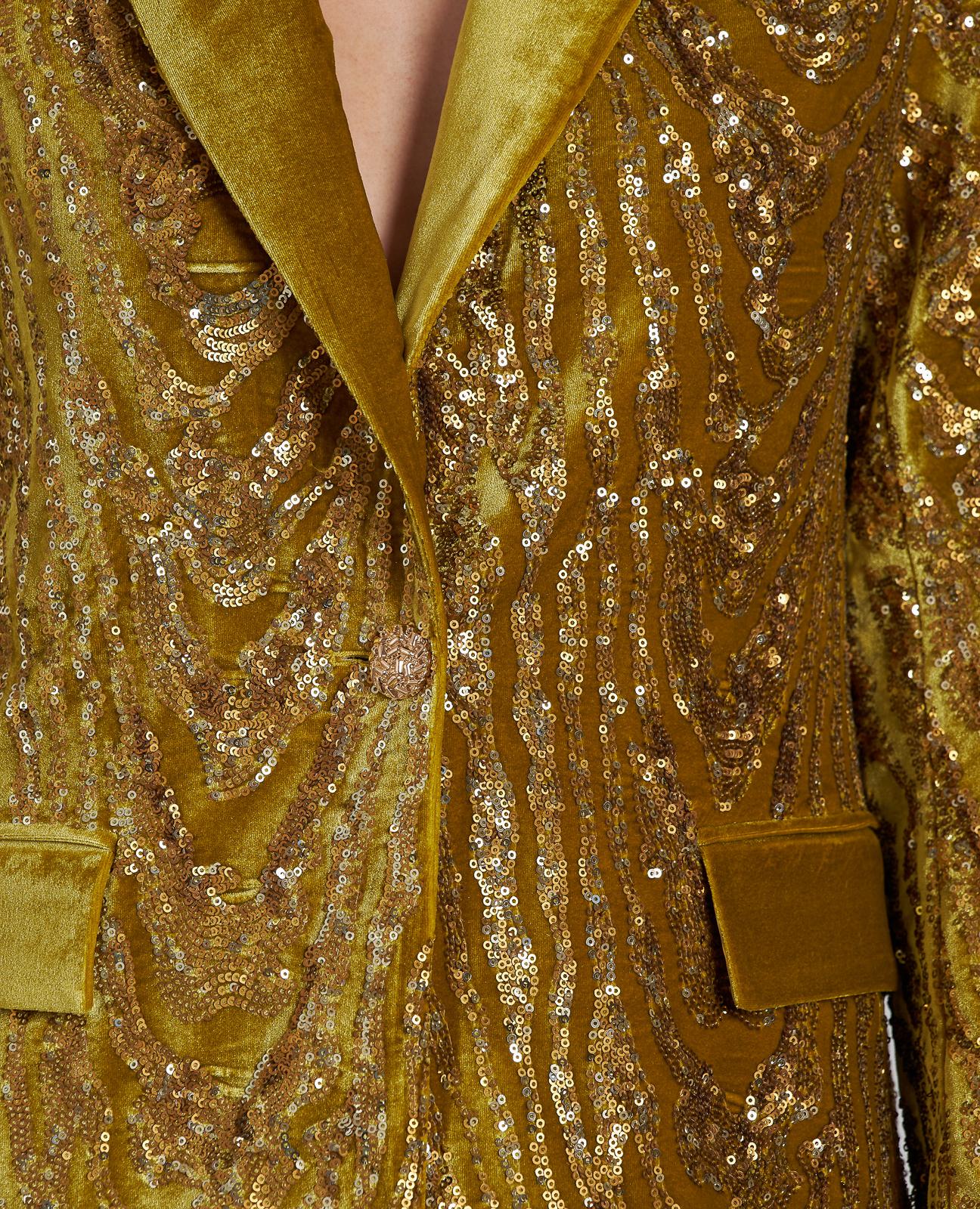 BLAZER TERCIOPELO LENTEJUELAS