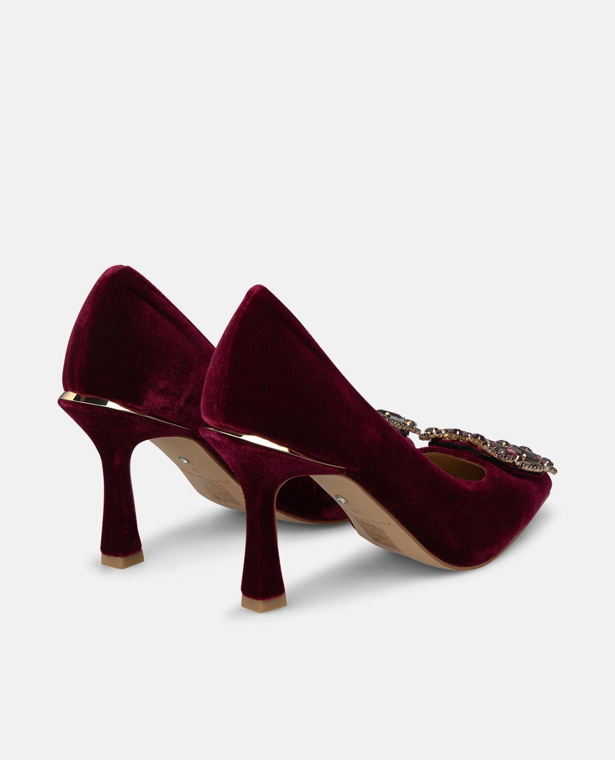 SCARPA CON TACCO E FIORE