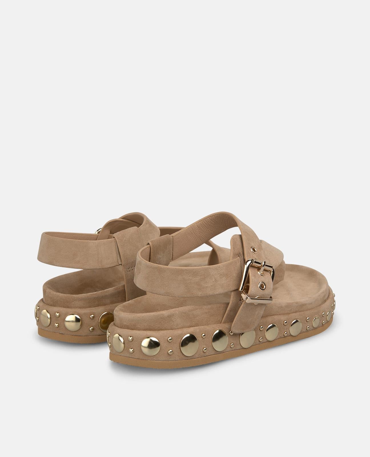 SANDALIA PLATAFORMA TACHAS MULTICOLOR