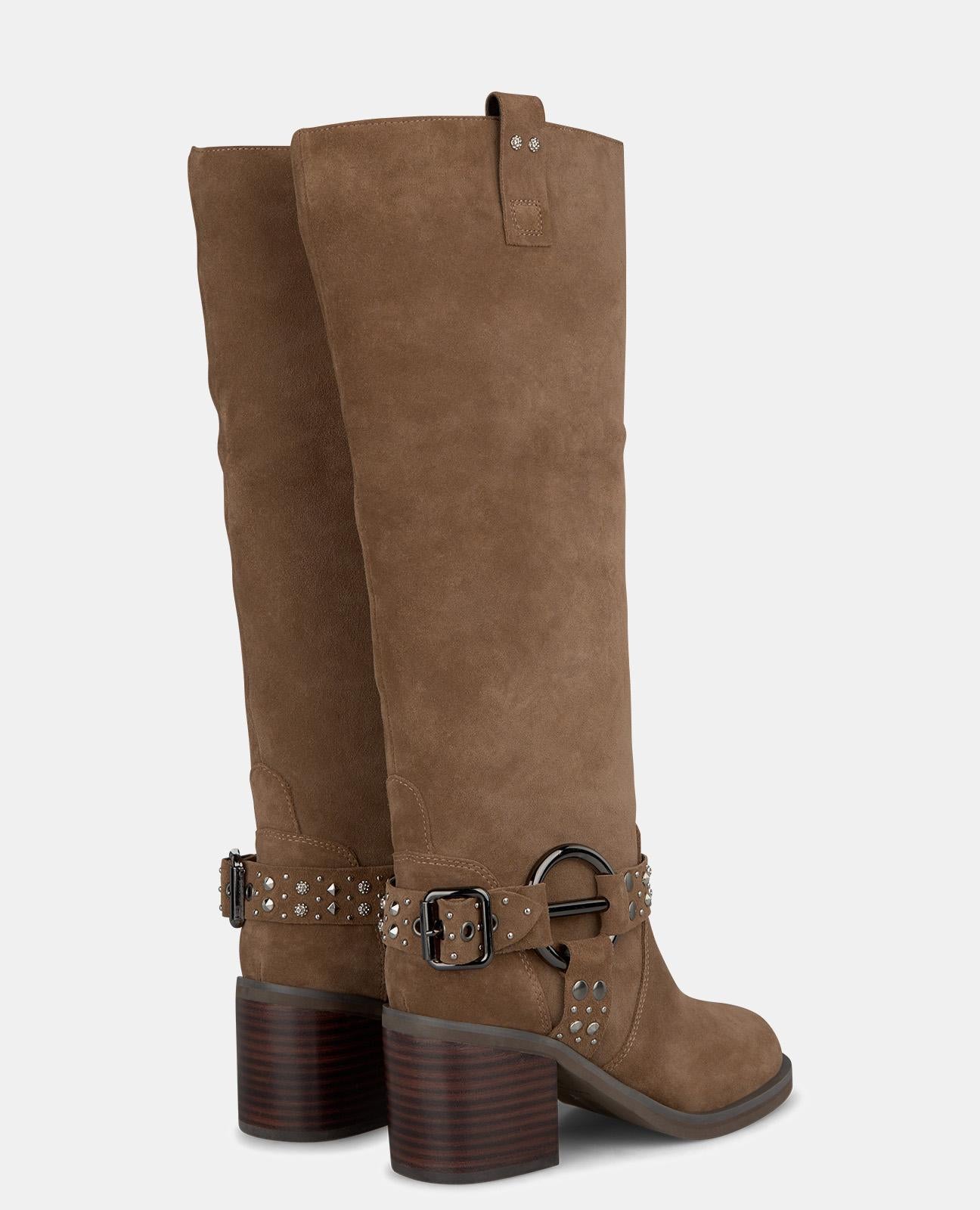 METALLIC CIRCLE HEEL BOOT