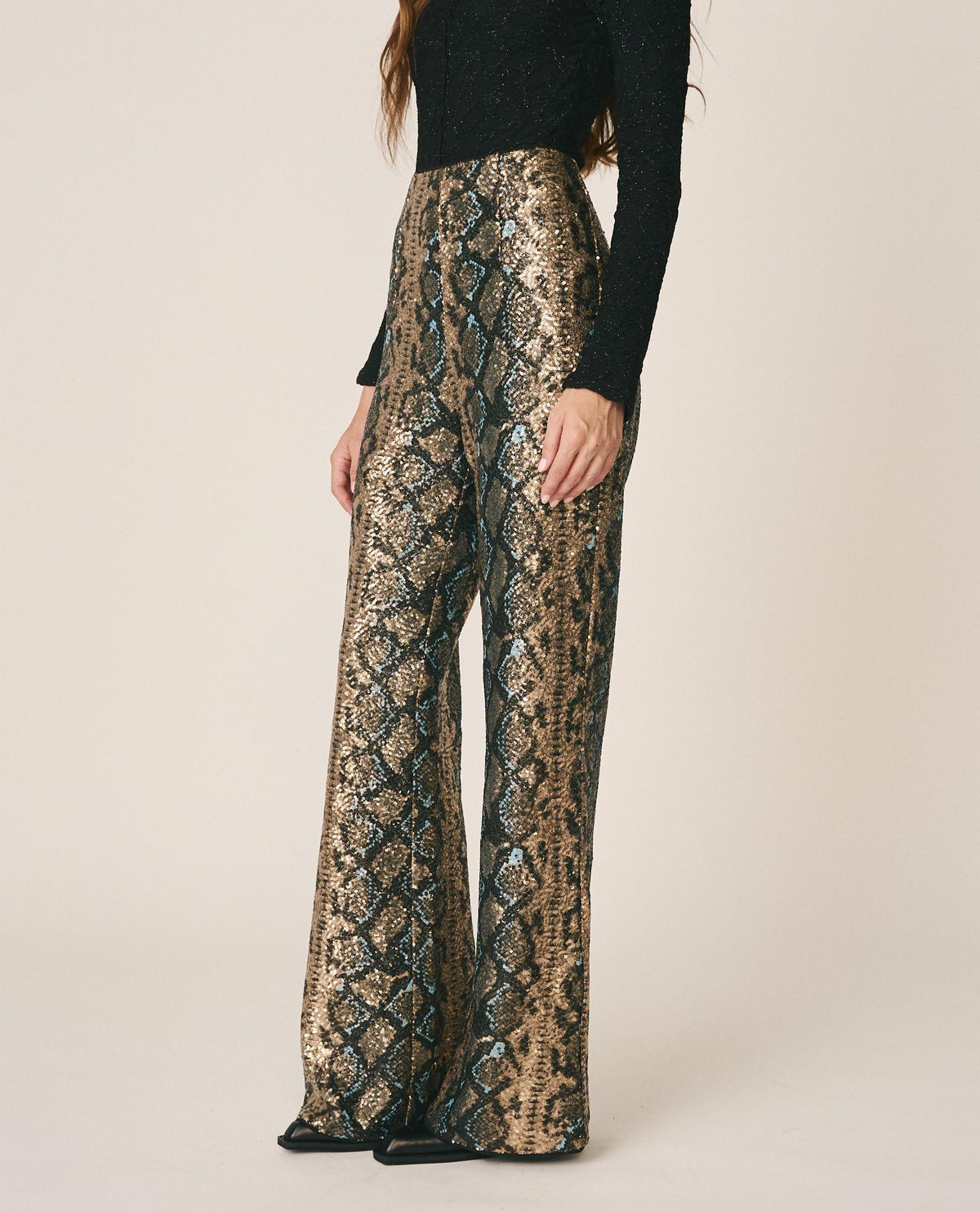 PANTALÓN LENTEJUELAS ANIMAL PRINT