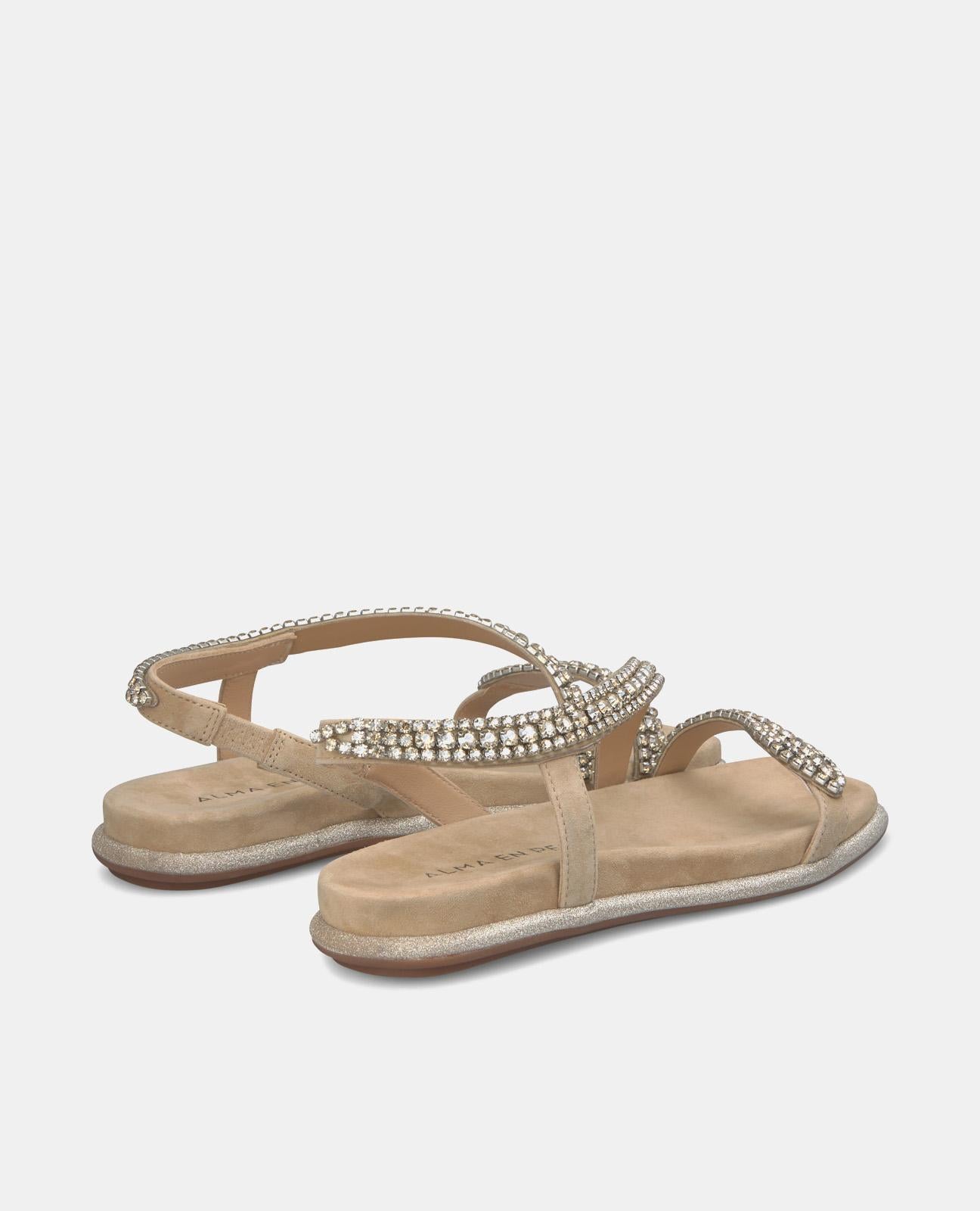 SANDALIA PLANA SUELA PURPURINA