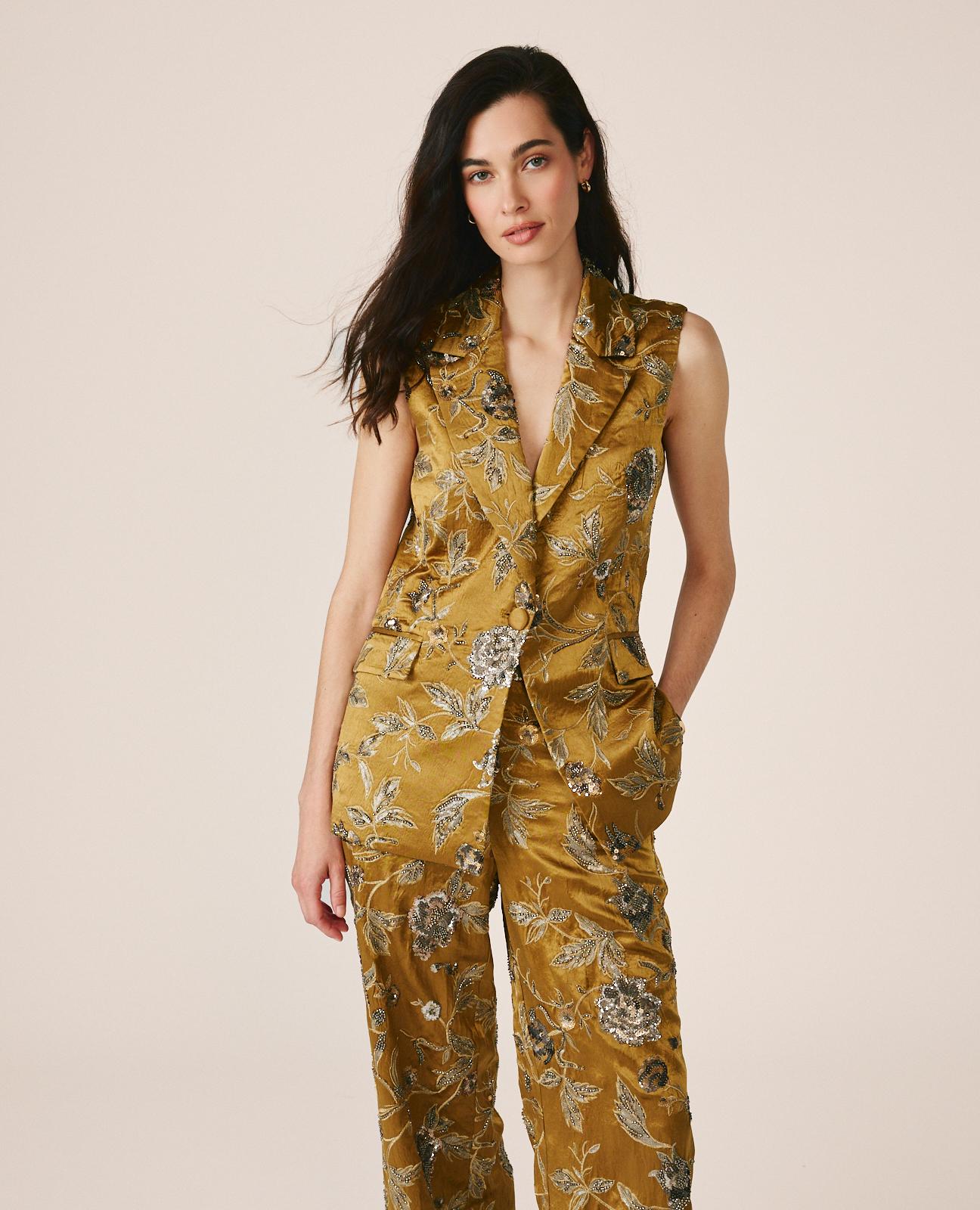CHALECO FLORAL