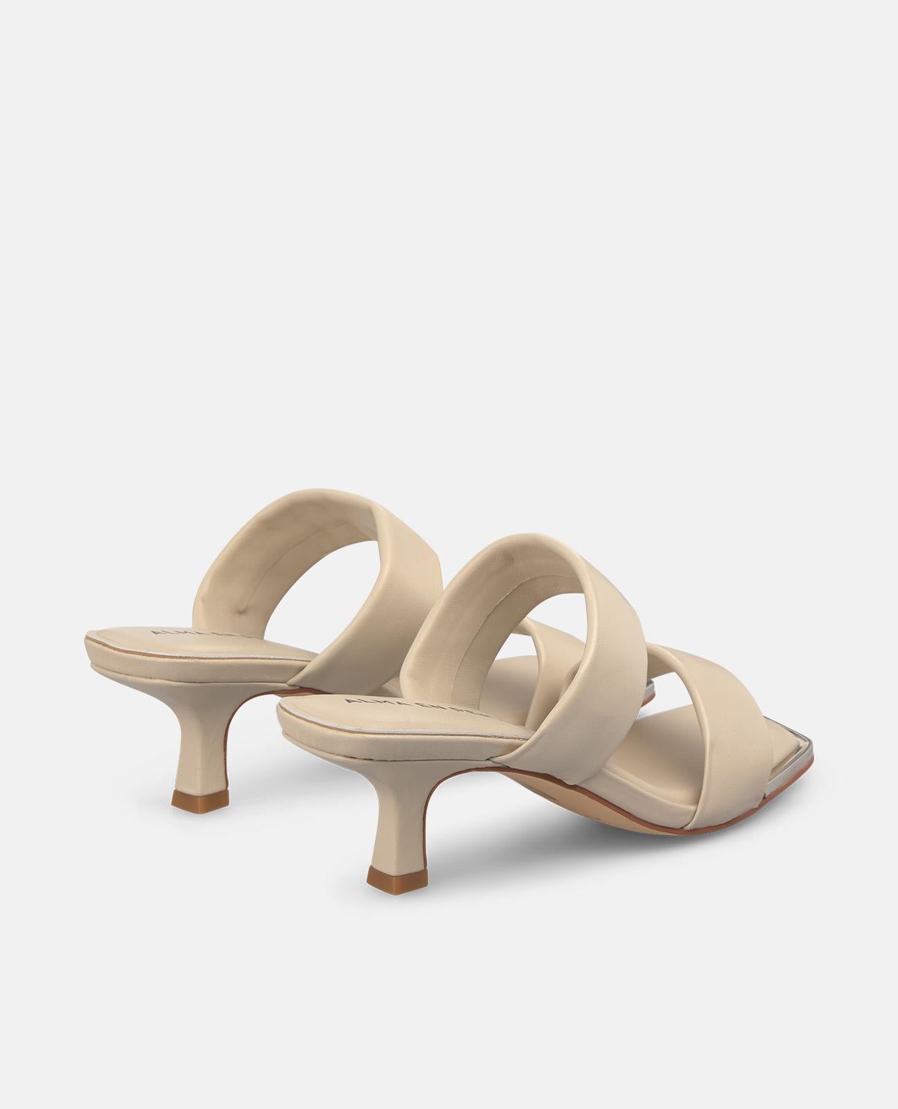 SANDALIA DOBLE TIRA EN NAPA