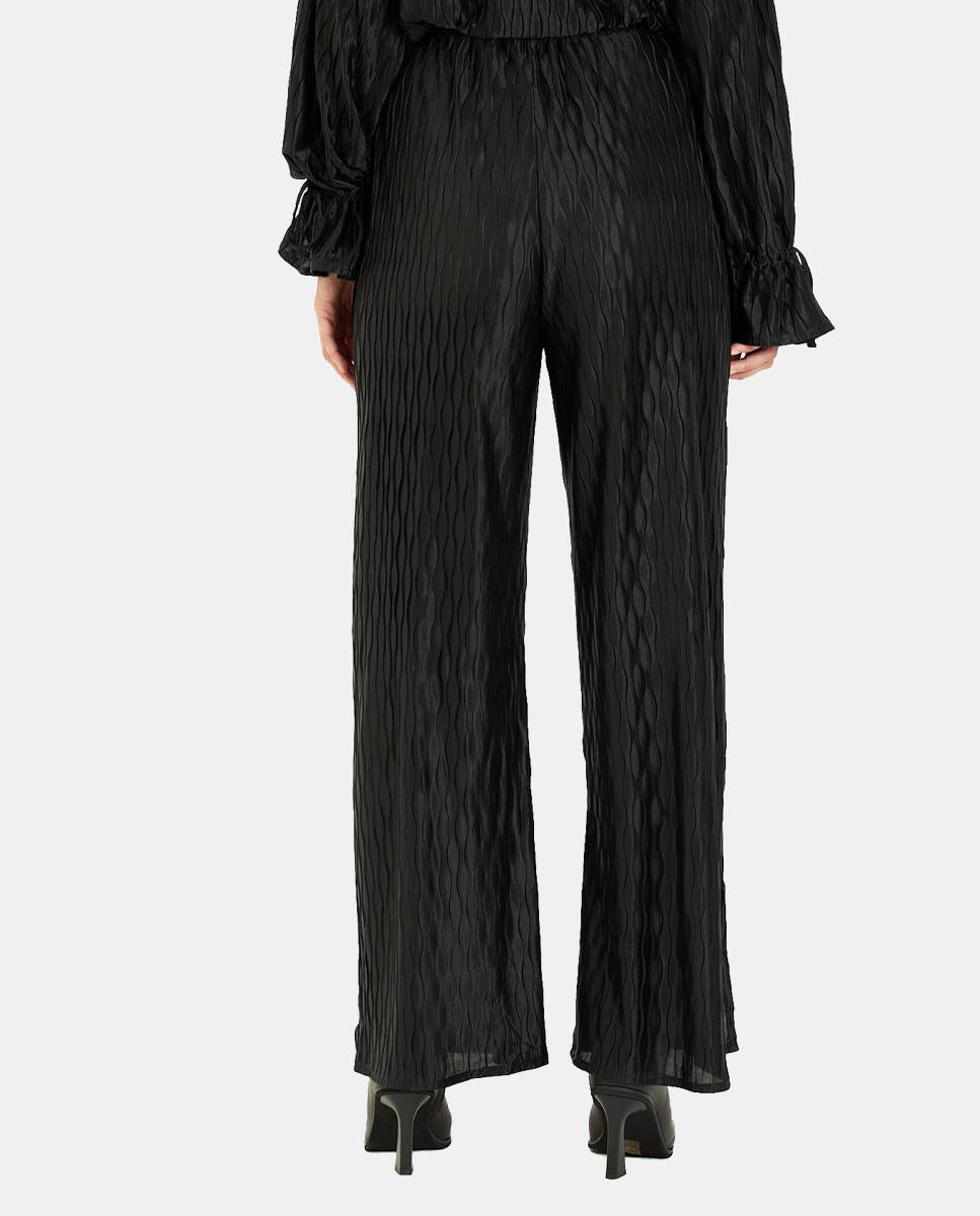 PANTALON FLUIDE TEXTURÉ