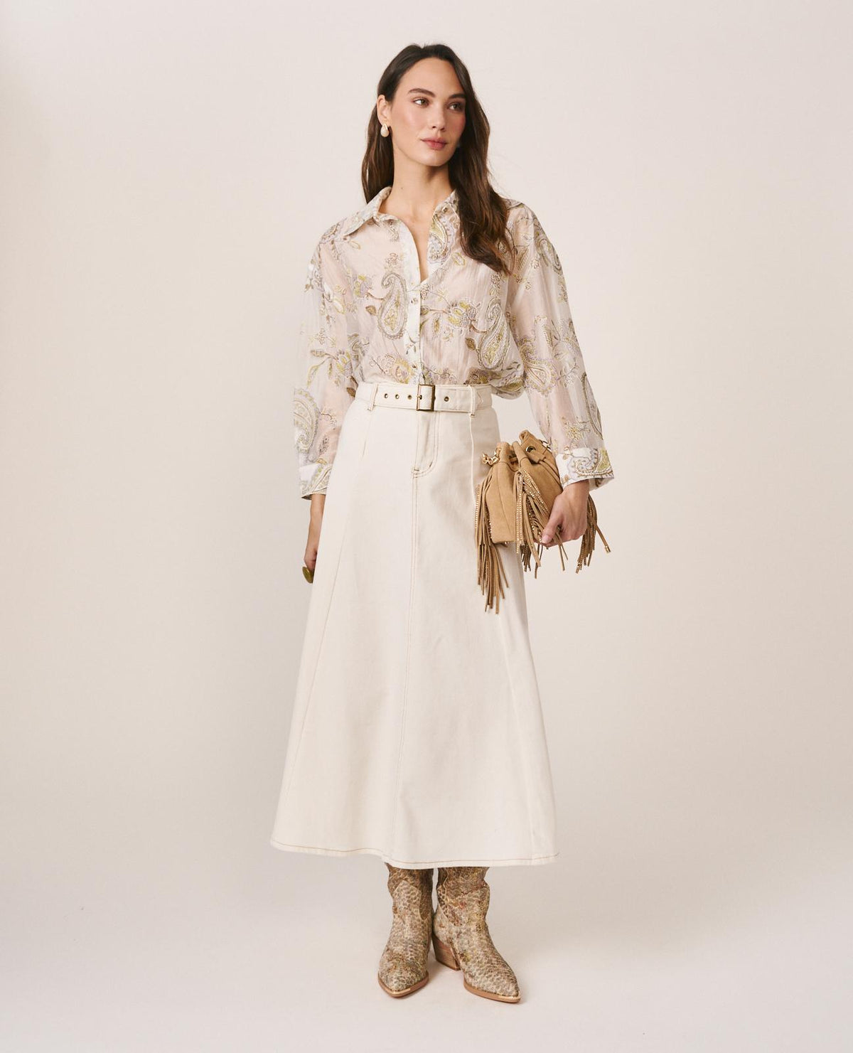 CAMISA BORDADO PAISLEY