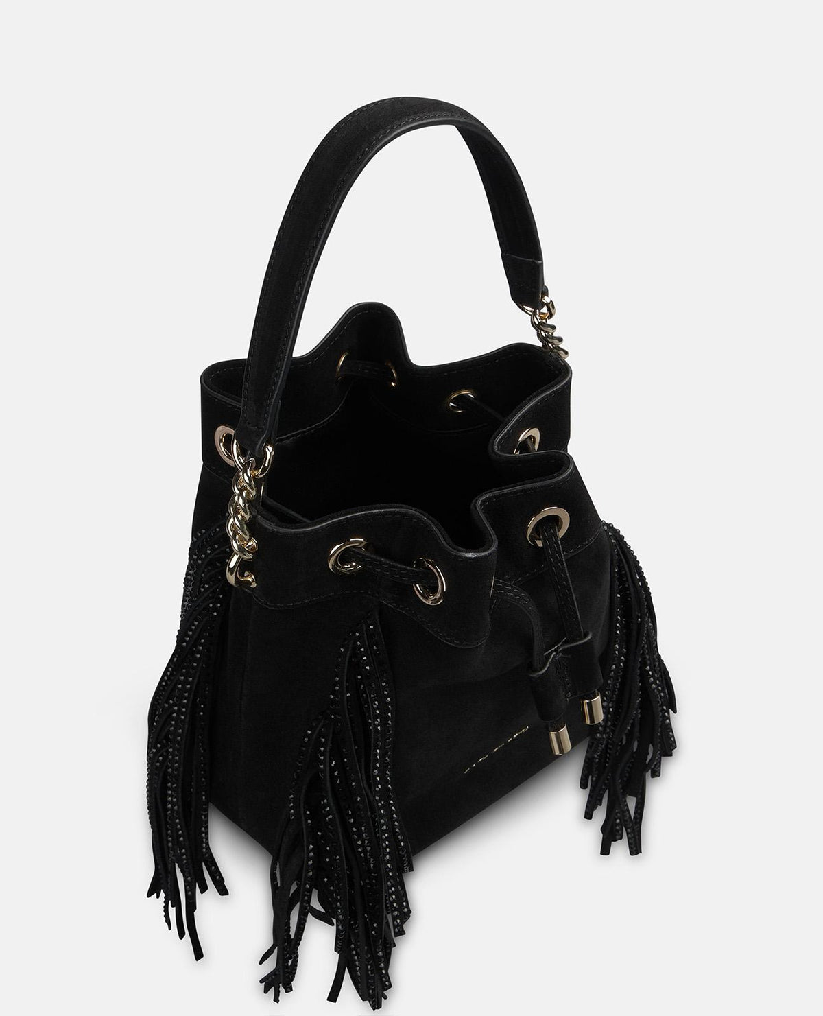 LEATHER FRINGED CANDY BAG