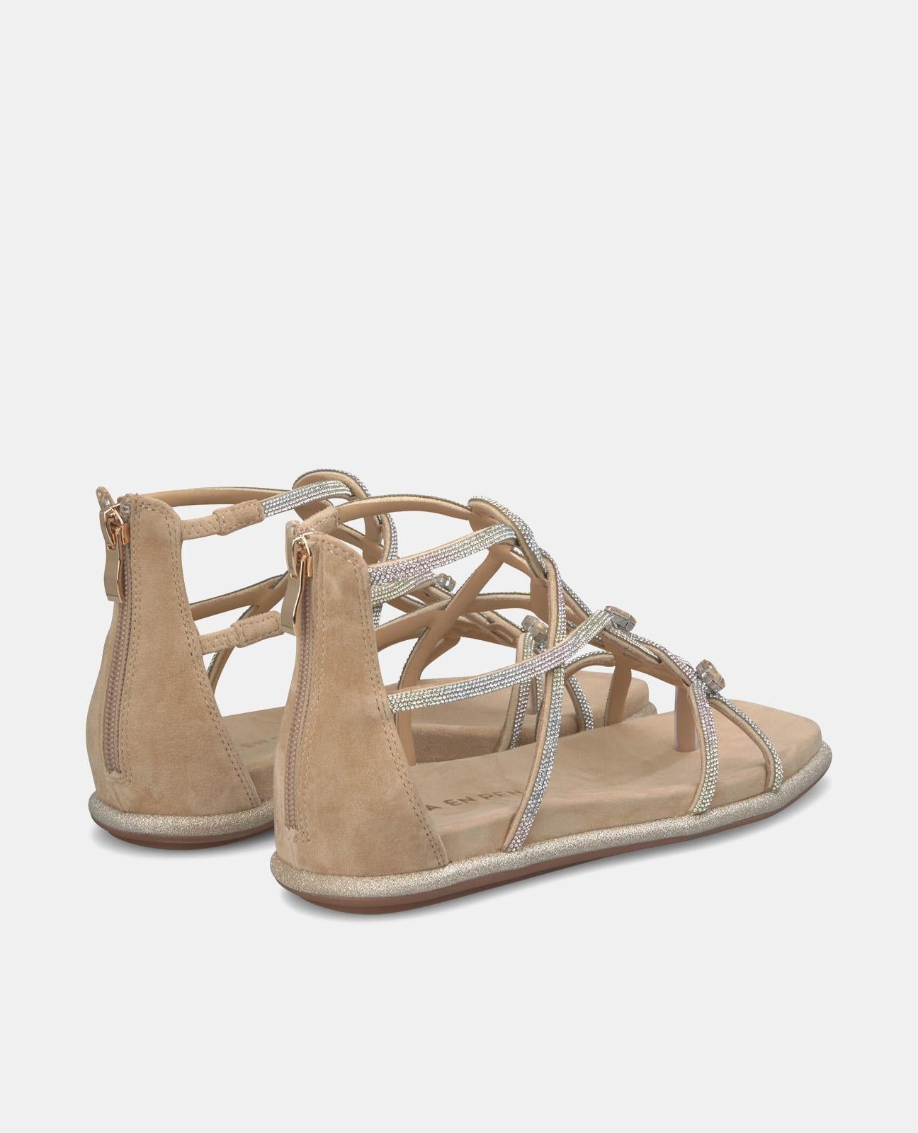 SANDALIA PLANA ENTRELAZADA