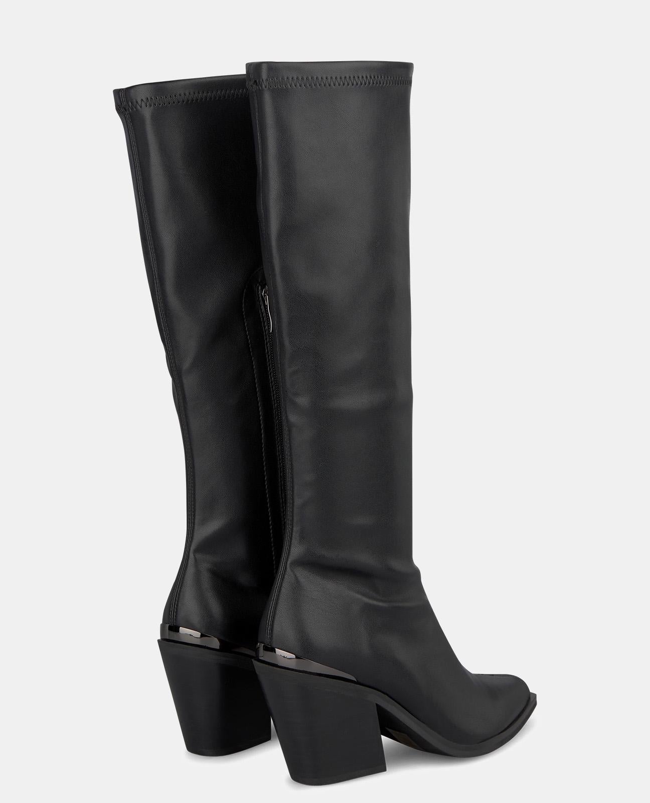 HIGH BOOT WITH ZIPPER