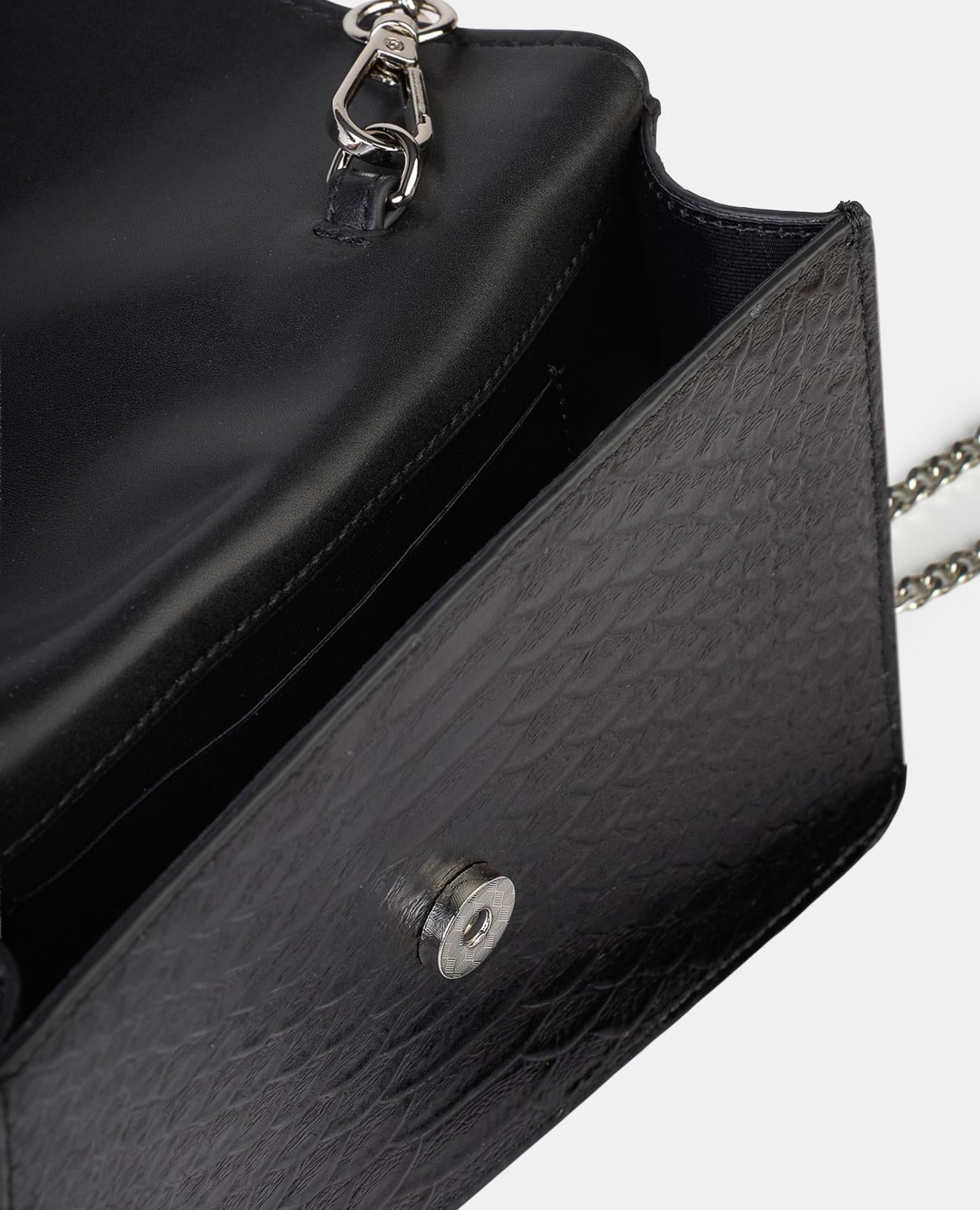 SNAKE FLAP SHOULDER BAG